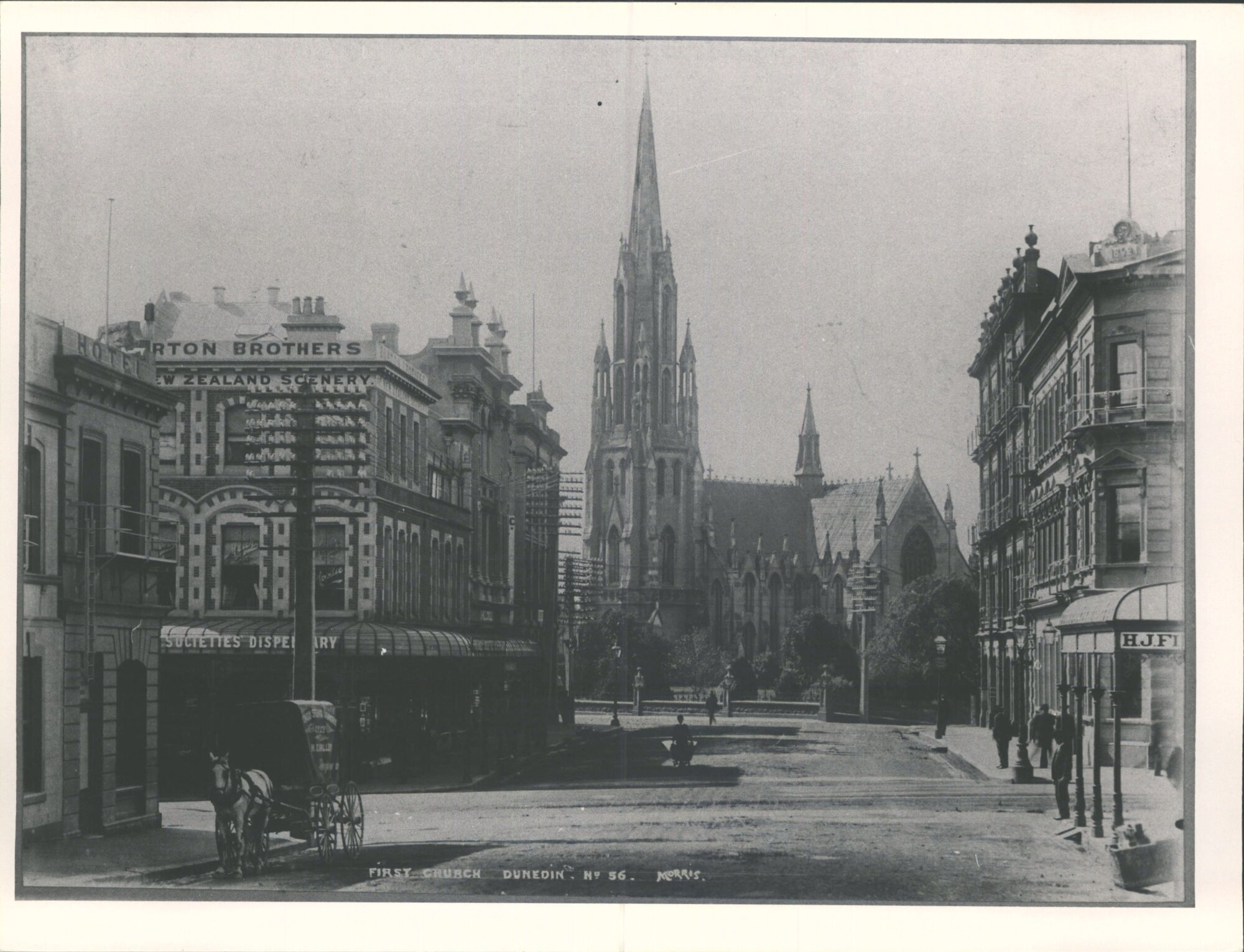 Dunedin, Moray Place on 1900