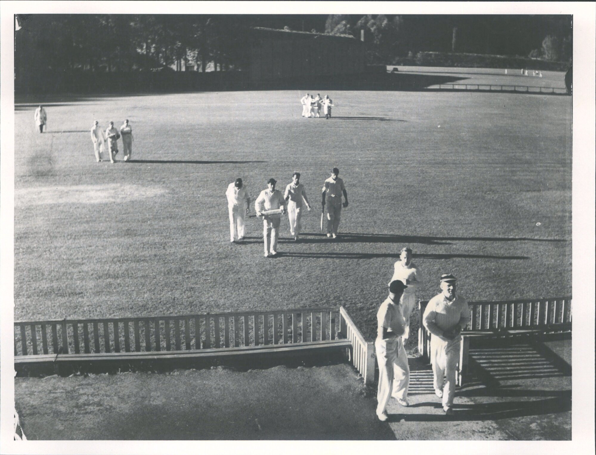 Dave Haton &amp; John McFarlane leaving University Oval