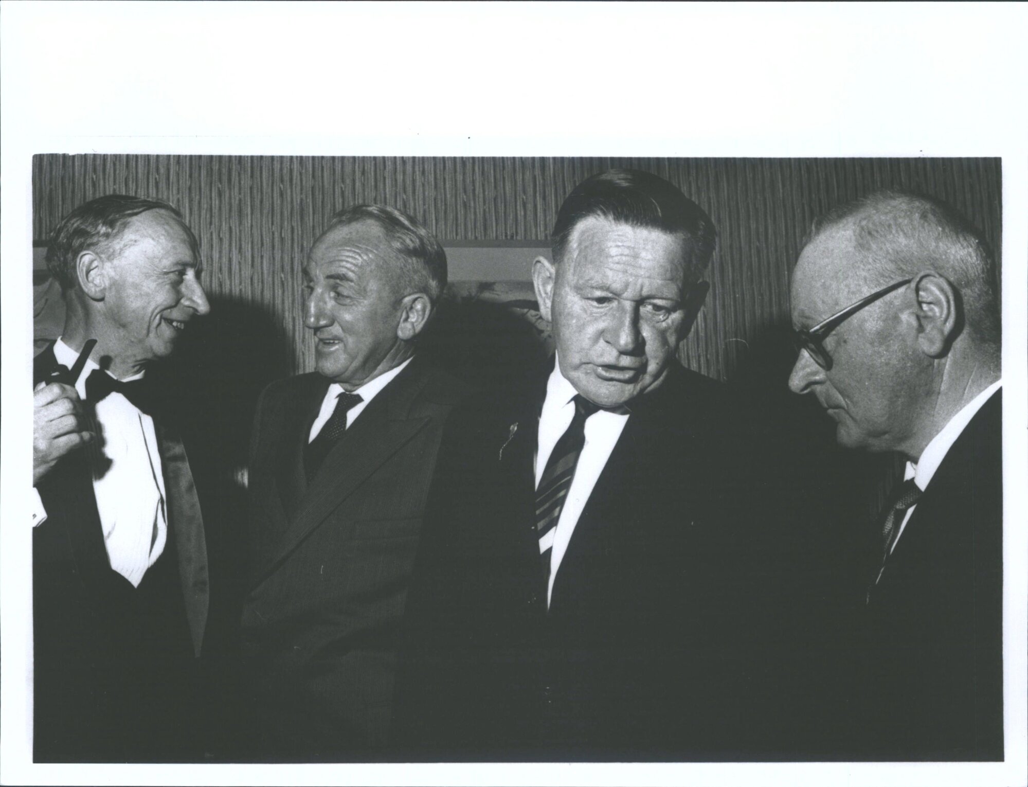 "31. University &amp; Kaikorai Stalwarts recalling at a function in the mid 1960s, their inaugural senior match together on October