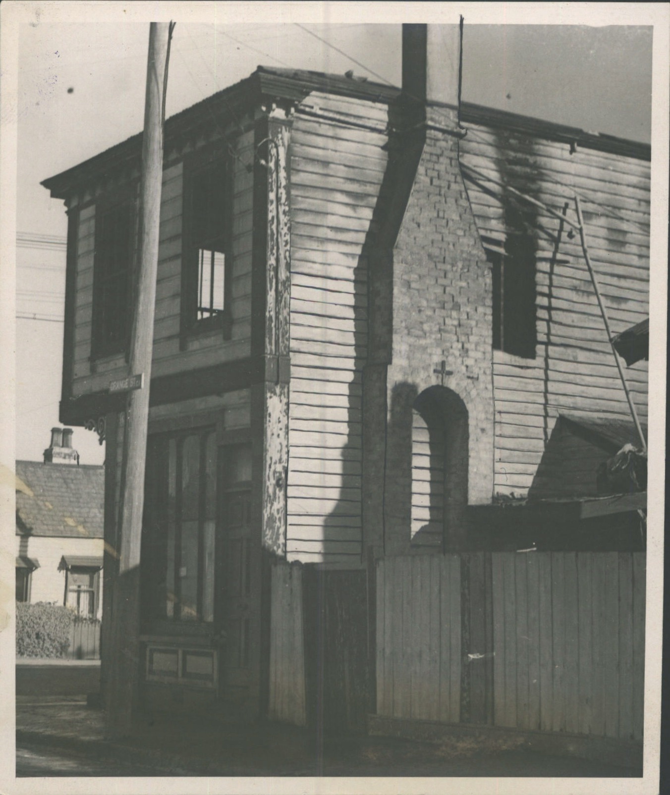 Fire, corner of Hanover and Grange streets