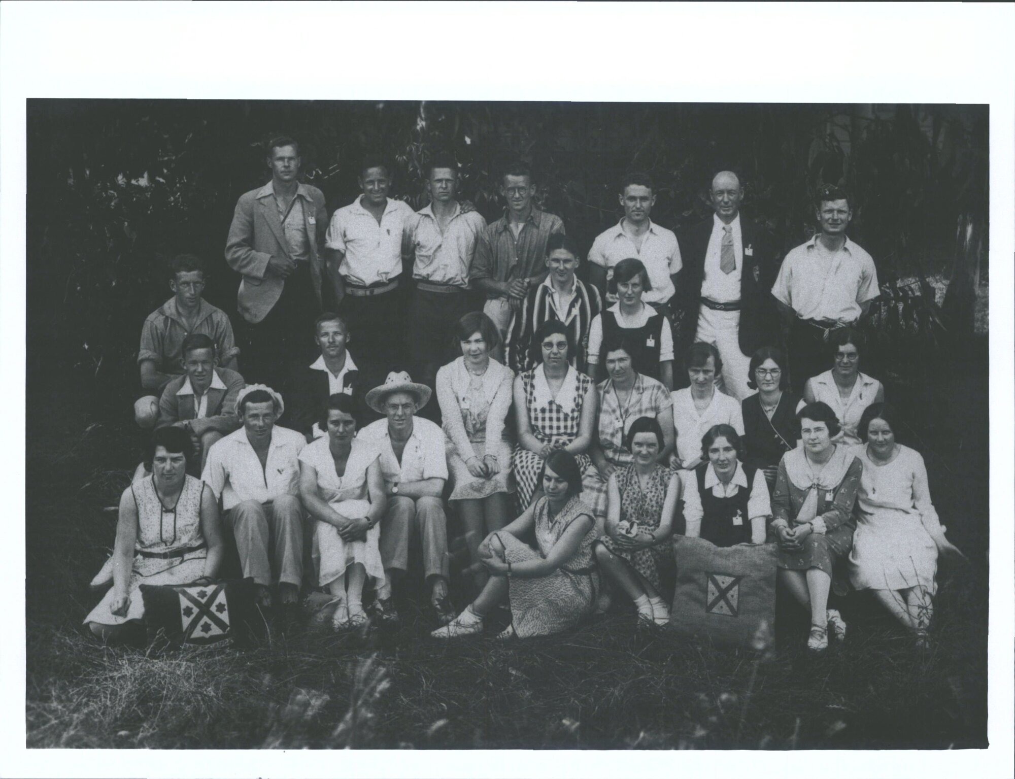 1931 Athletics Reps,  R Fraser in photo see also Easter Tournament 1929 - 1930