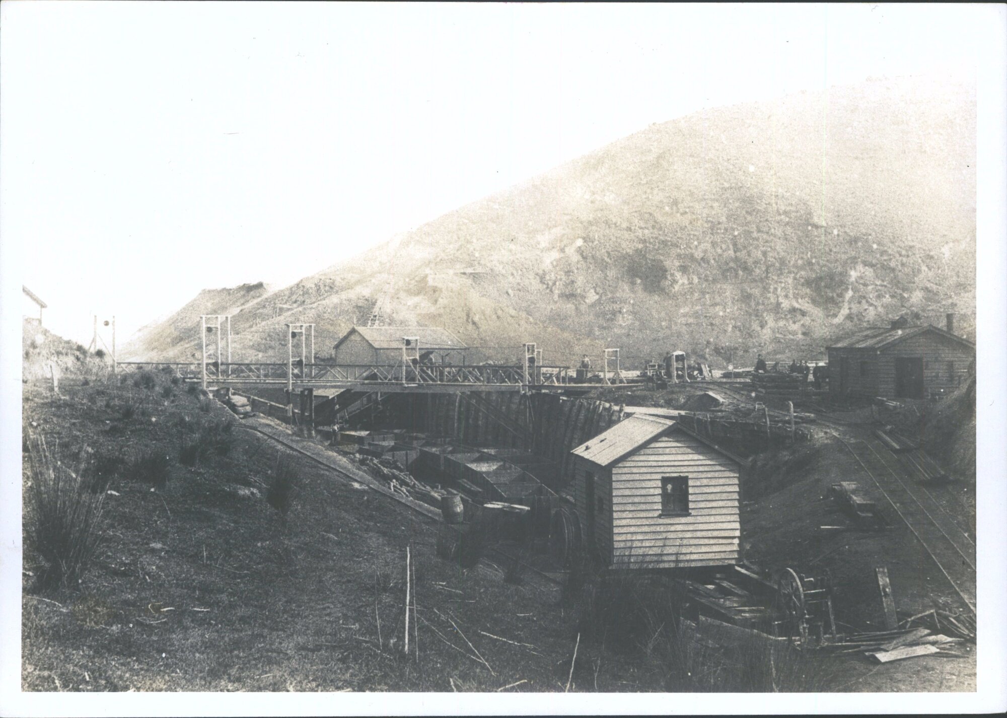 View of works looking North Kaitangata