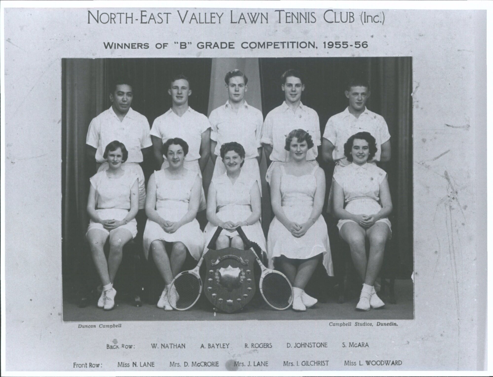 Winners of "B" Grade Competition