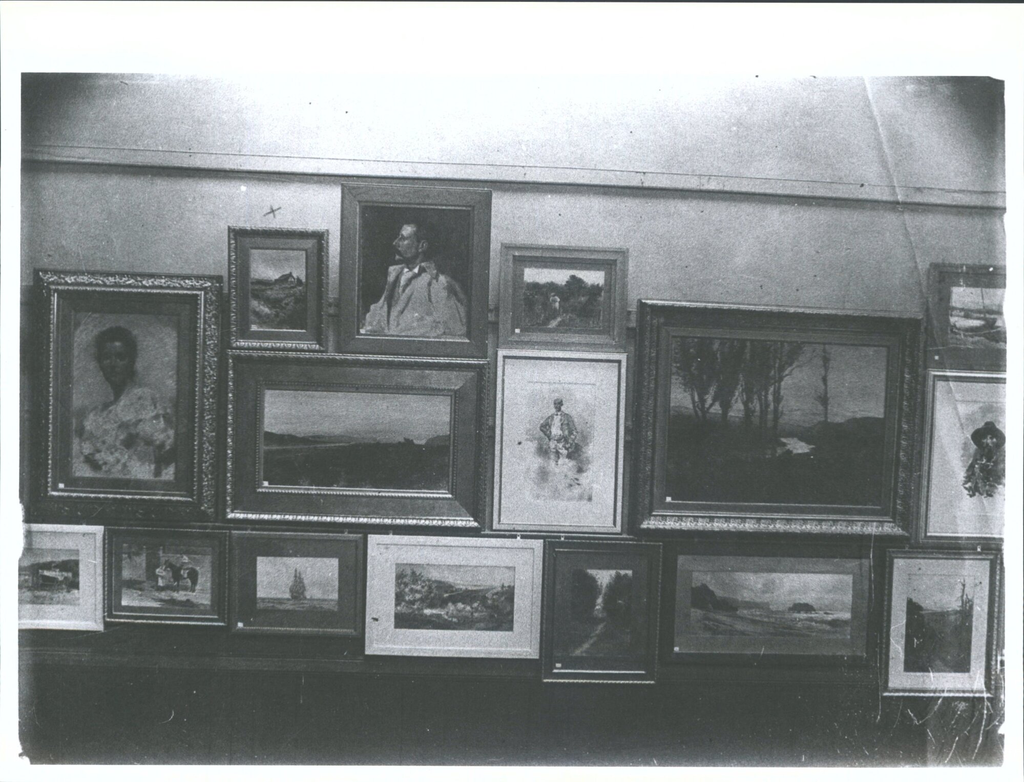 X Painting by John Halliday Scott