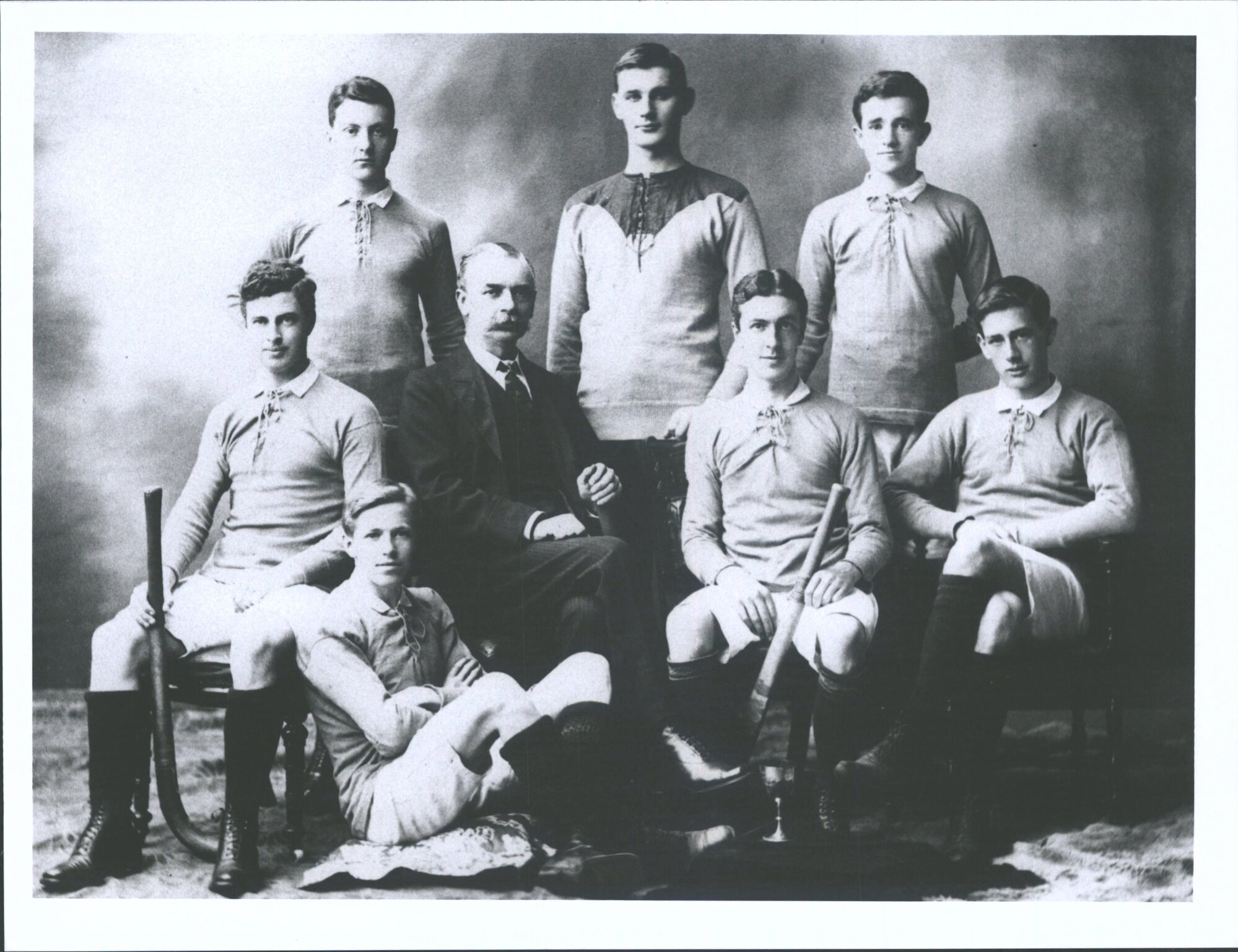 Otago University Junior Hockey Team  Winners Seven - a - side second grade championship.