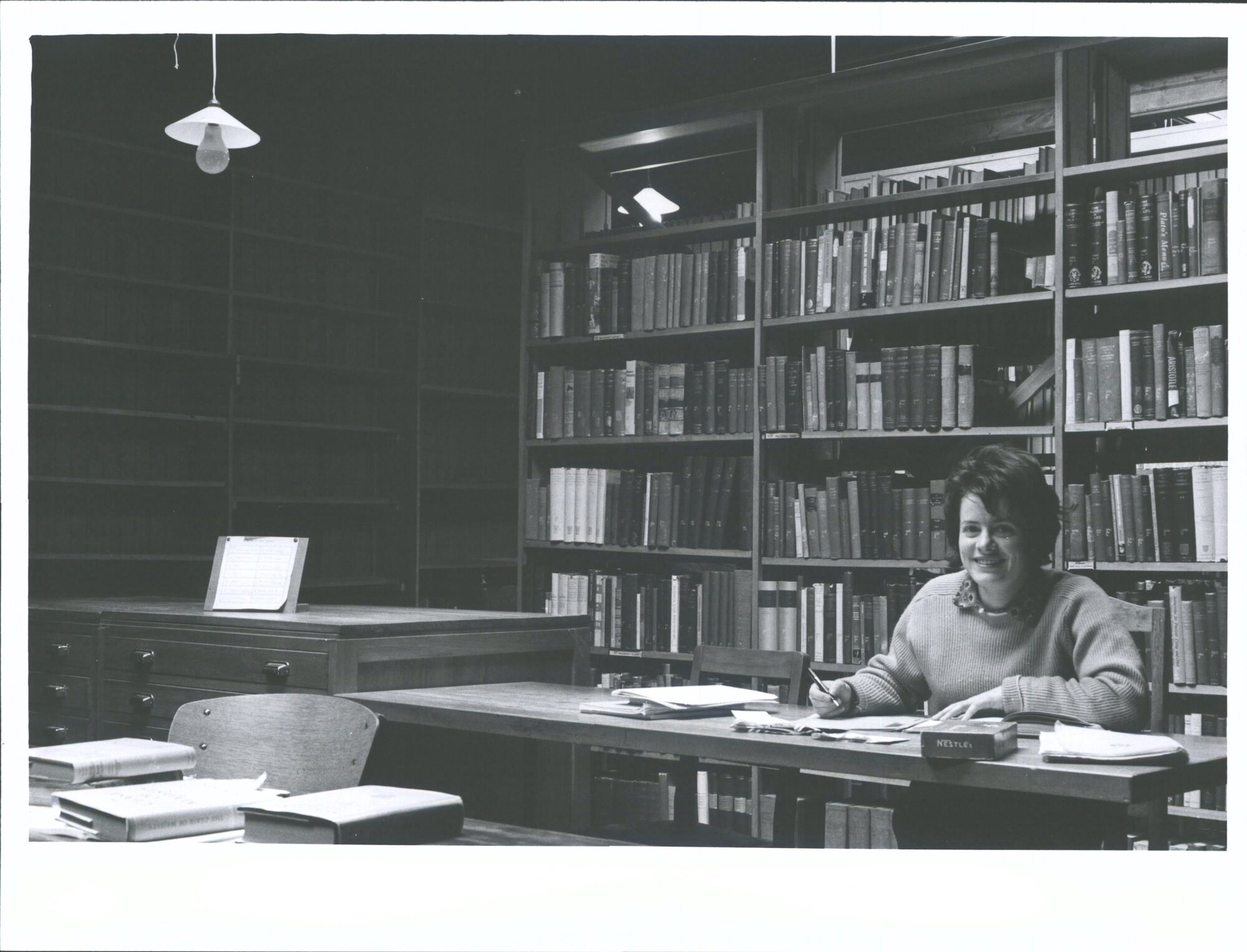 N. E. corner of the attic - Students Working