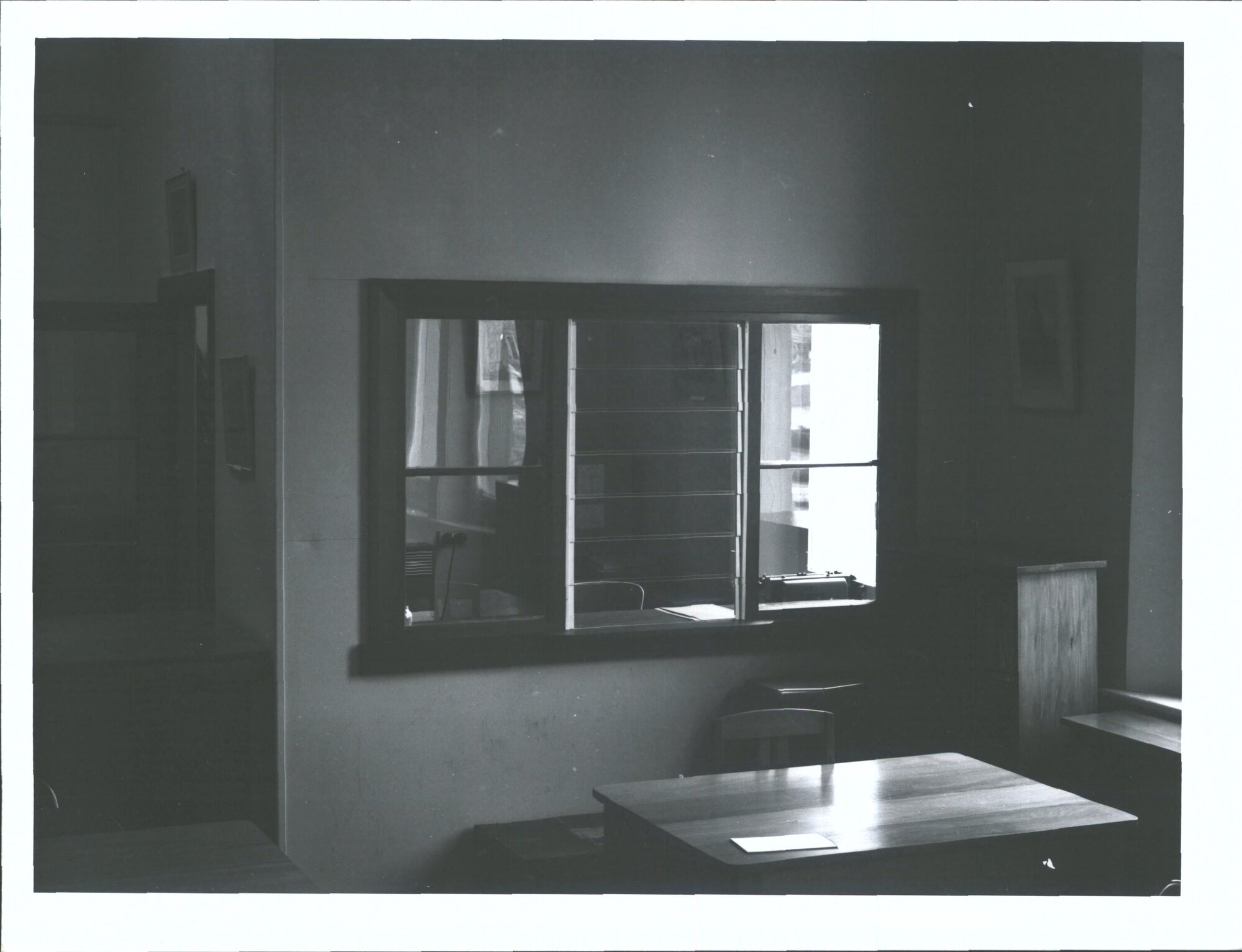 Looking into Librarian's room facing west