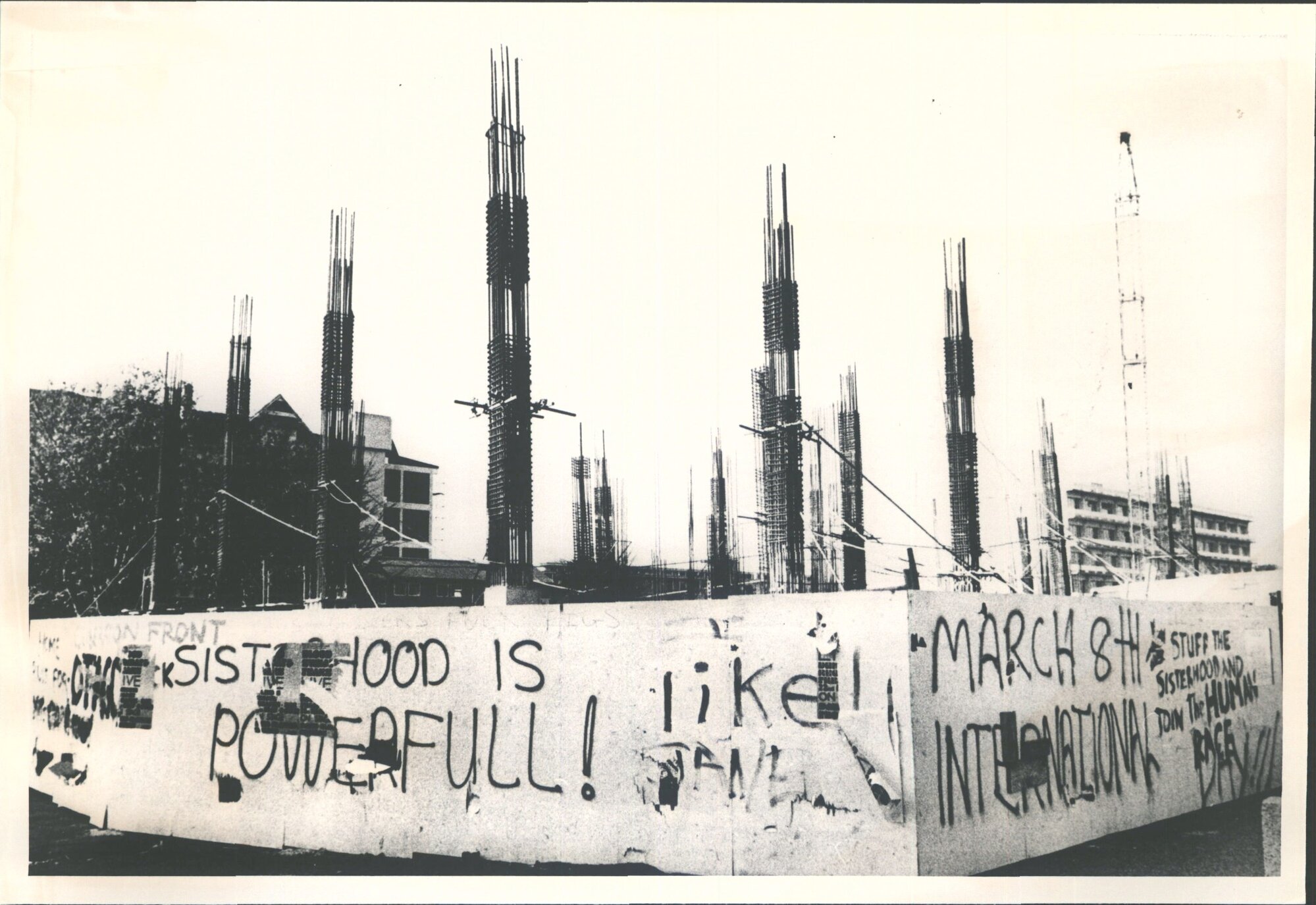 Hocken Library under construction