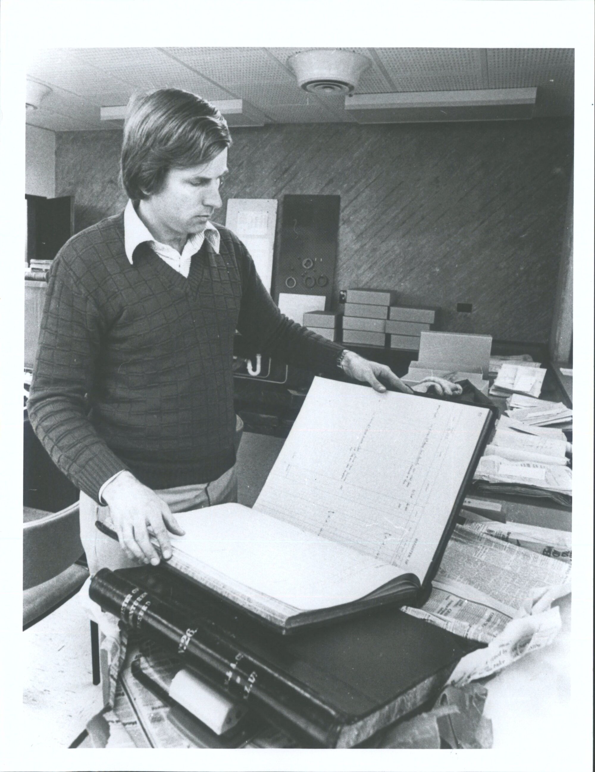 Peter Miller - archivist. 'Library Unpacking Company (N M A) Record's' ODT 26/6/80