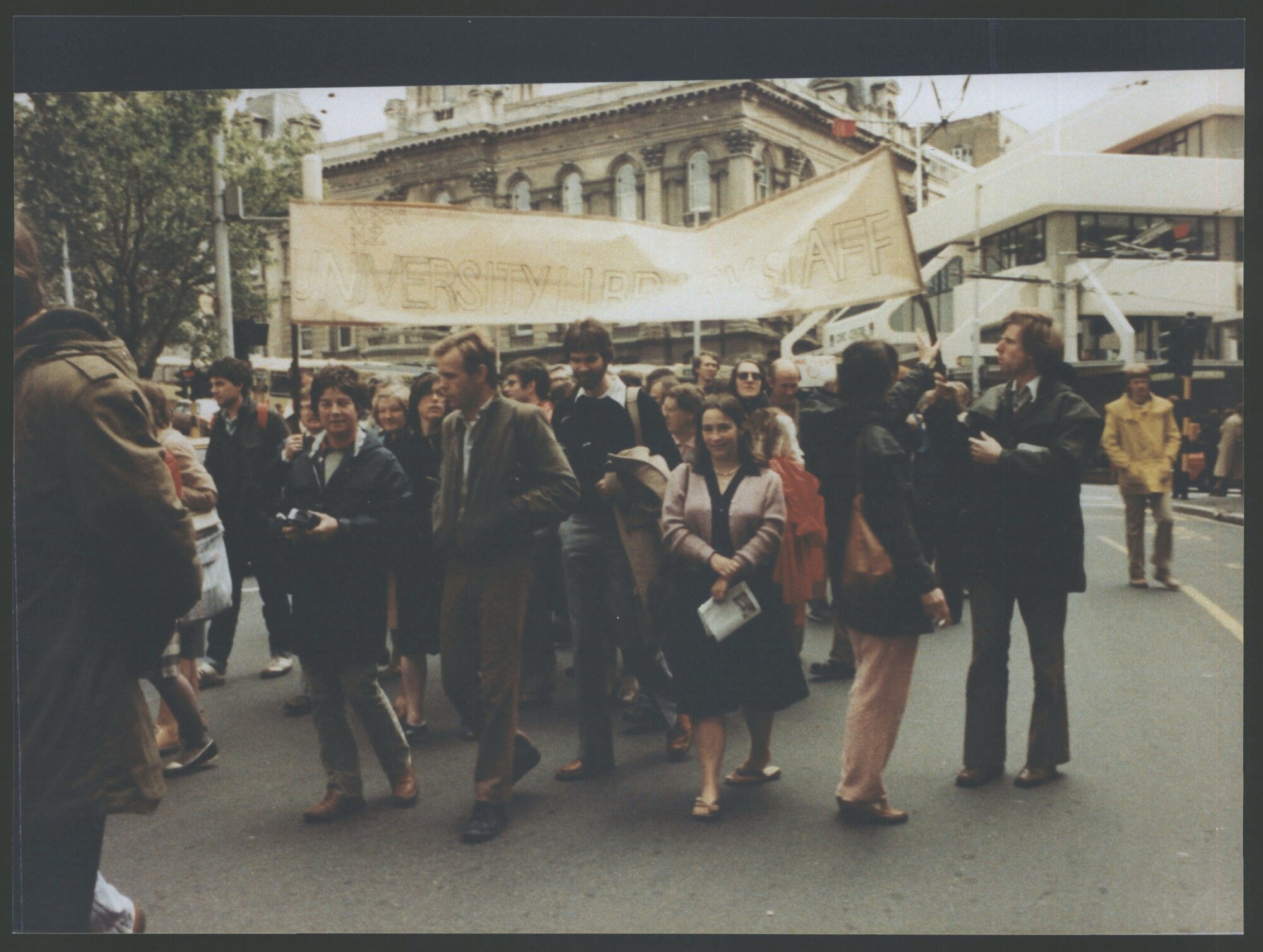 at F. O. L. &amp; C. S. U. Rally against wages &amp; price freeze Dunedin 11 Nov, 1982