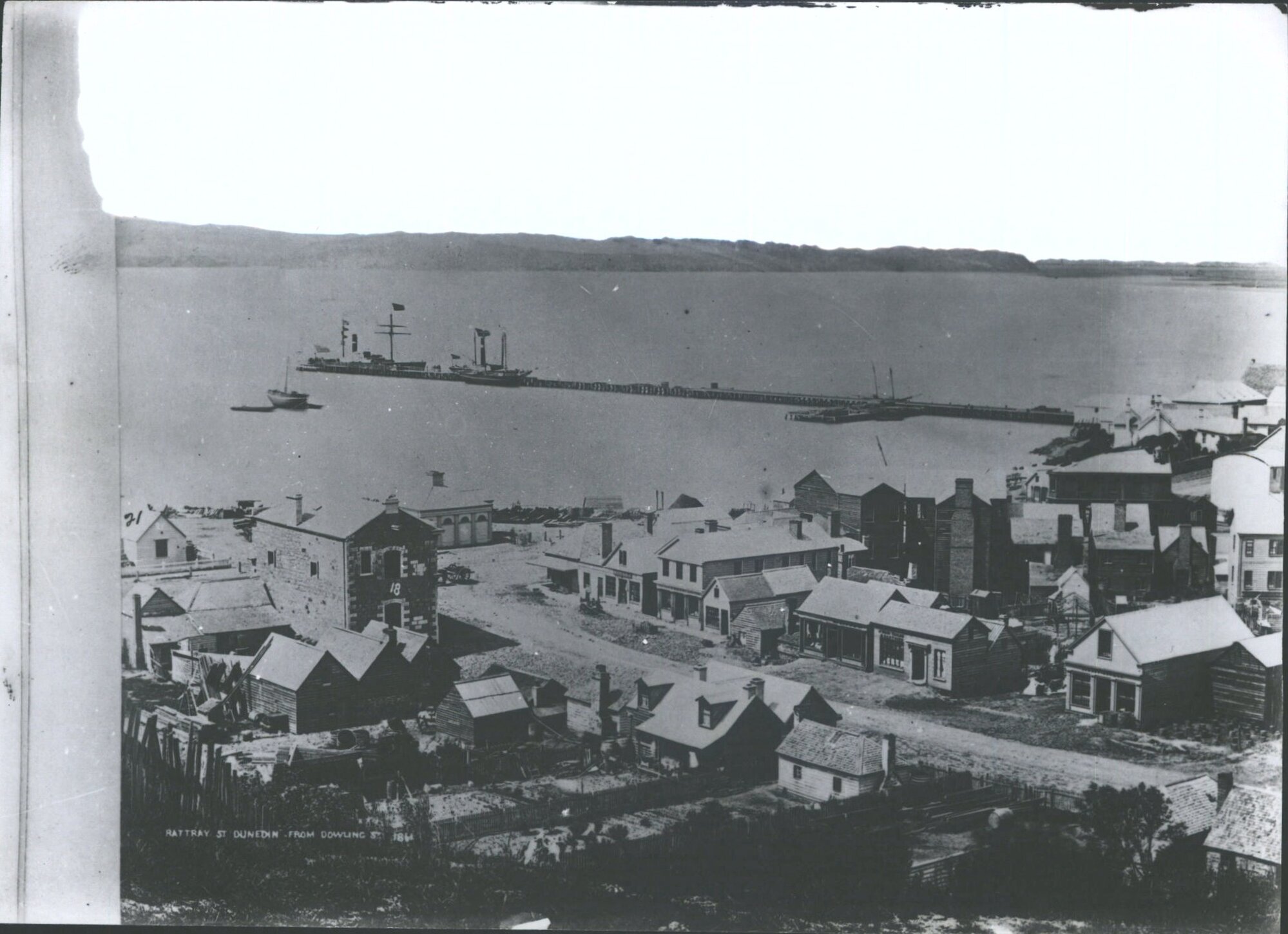 Rattray Street, Dunedin from Dowling Street