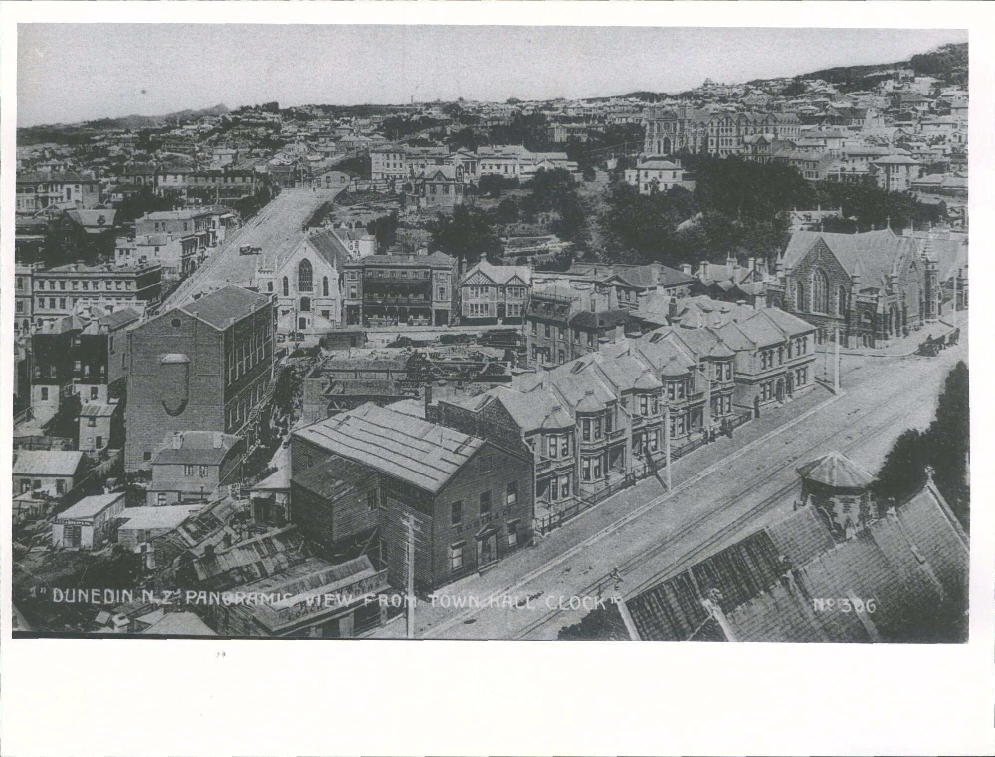 [Stewart Street] Panoramic View from Town Hall Clock
