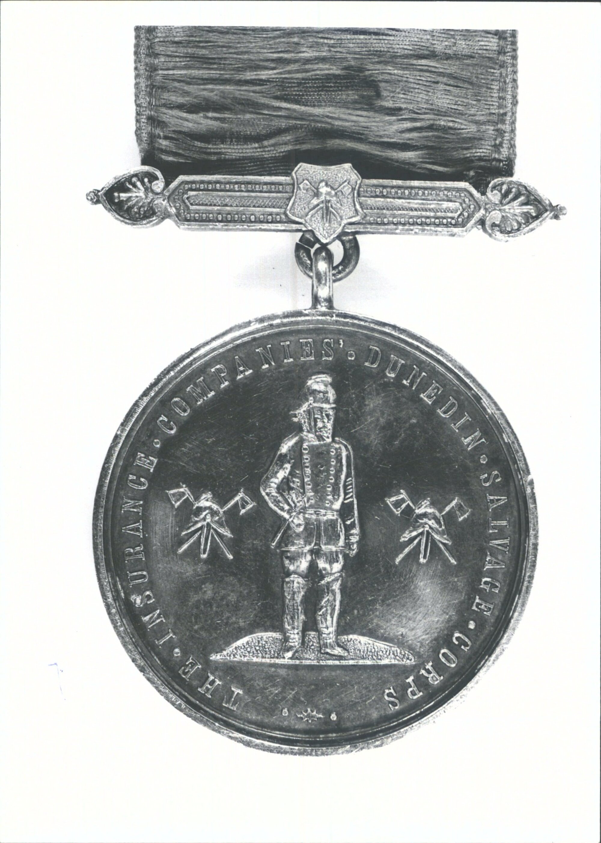 Dunedin: Fire Brigade, The Insurance Companies' Dunedin Salvage Corps Medal.