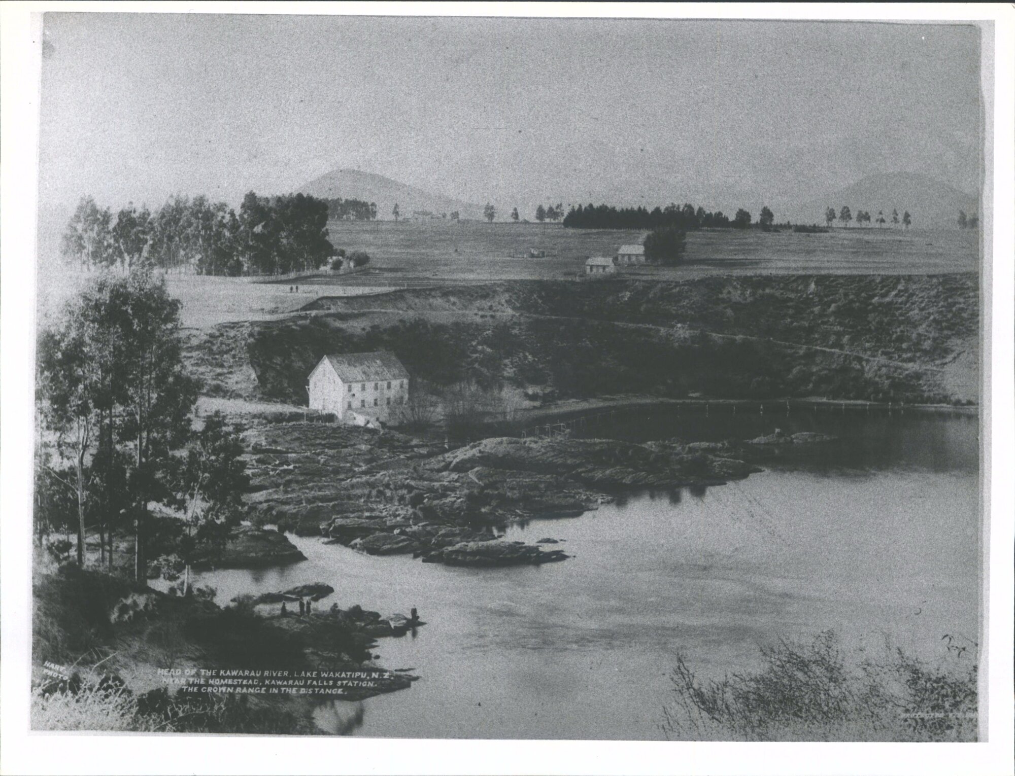 Falls and station and Brunswick Mill