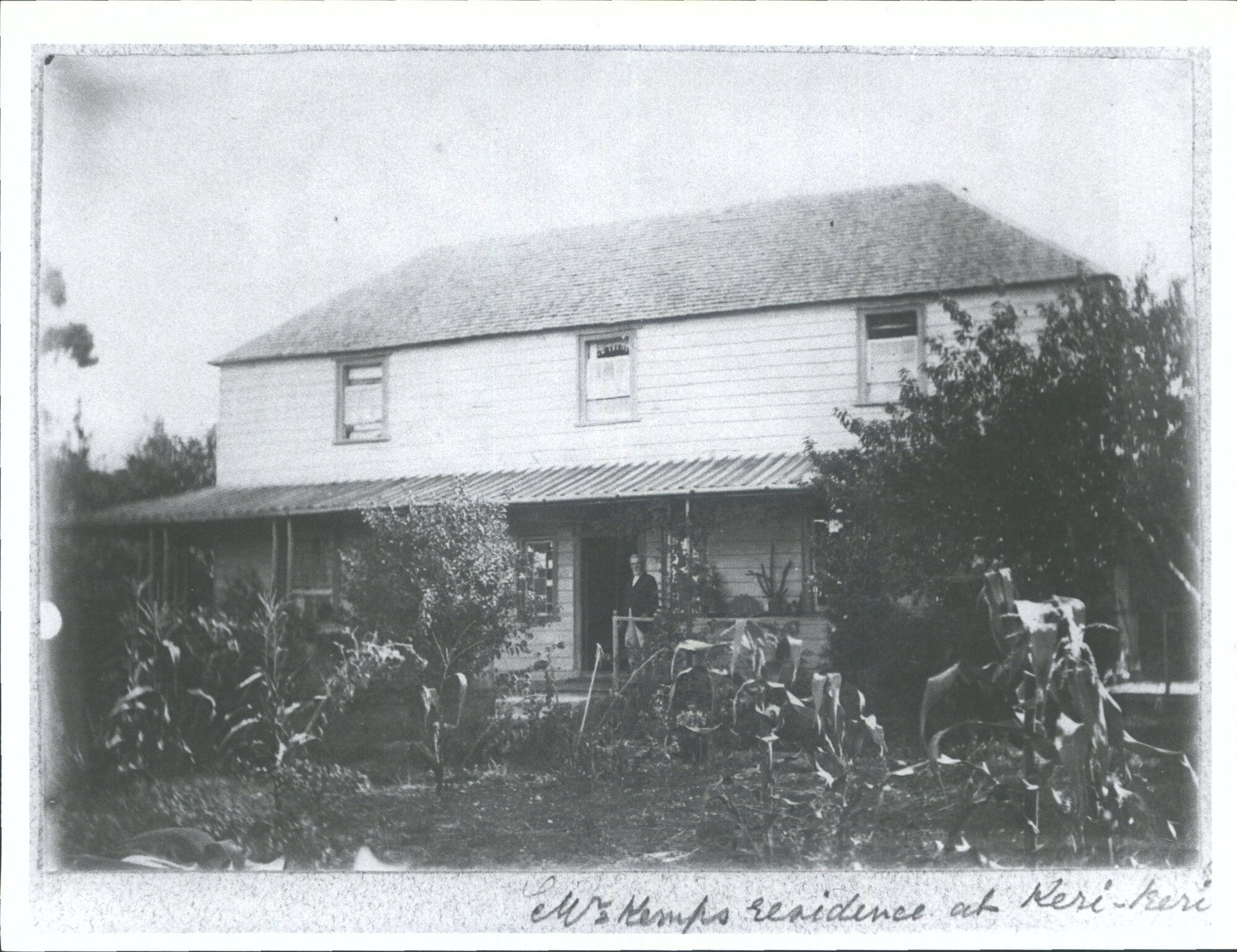 Mr Kemp's Residence at Keri Keri (Son of the old missionary)
