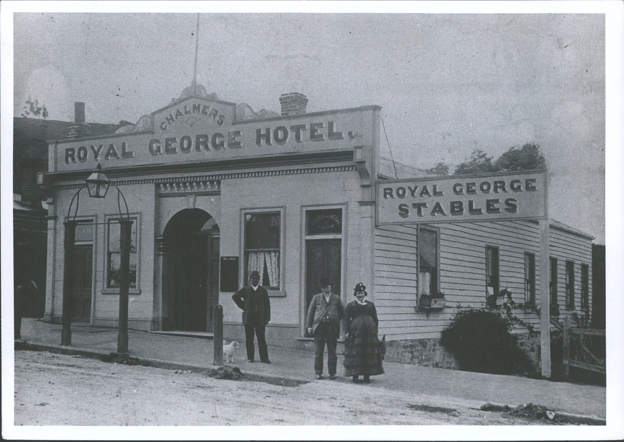 Royal George Hotel, west end of Ross Place, opposite Bank of NSW