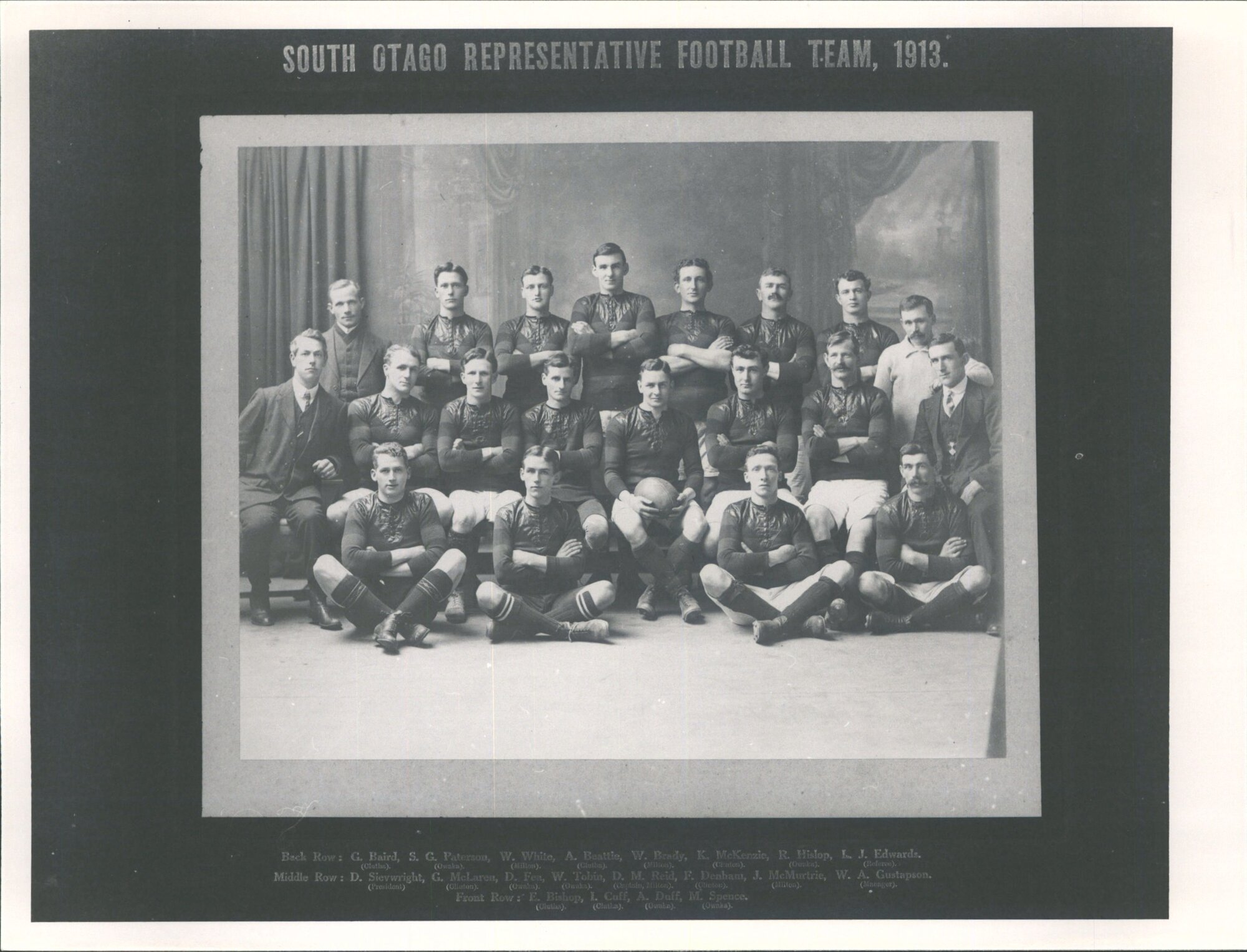 Sth Otago Rep Football Team