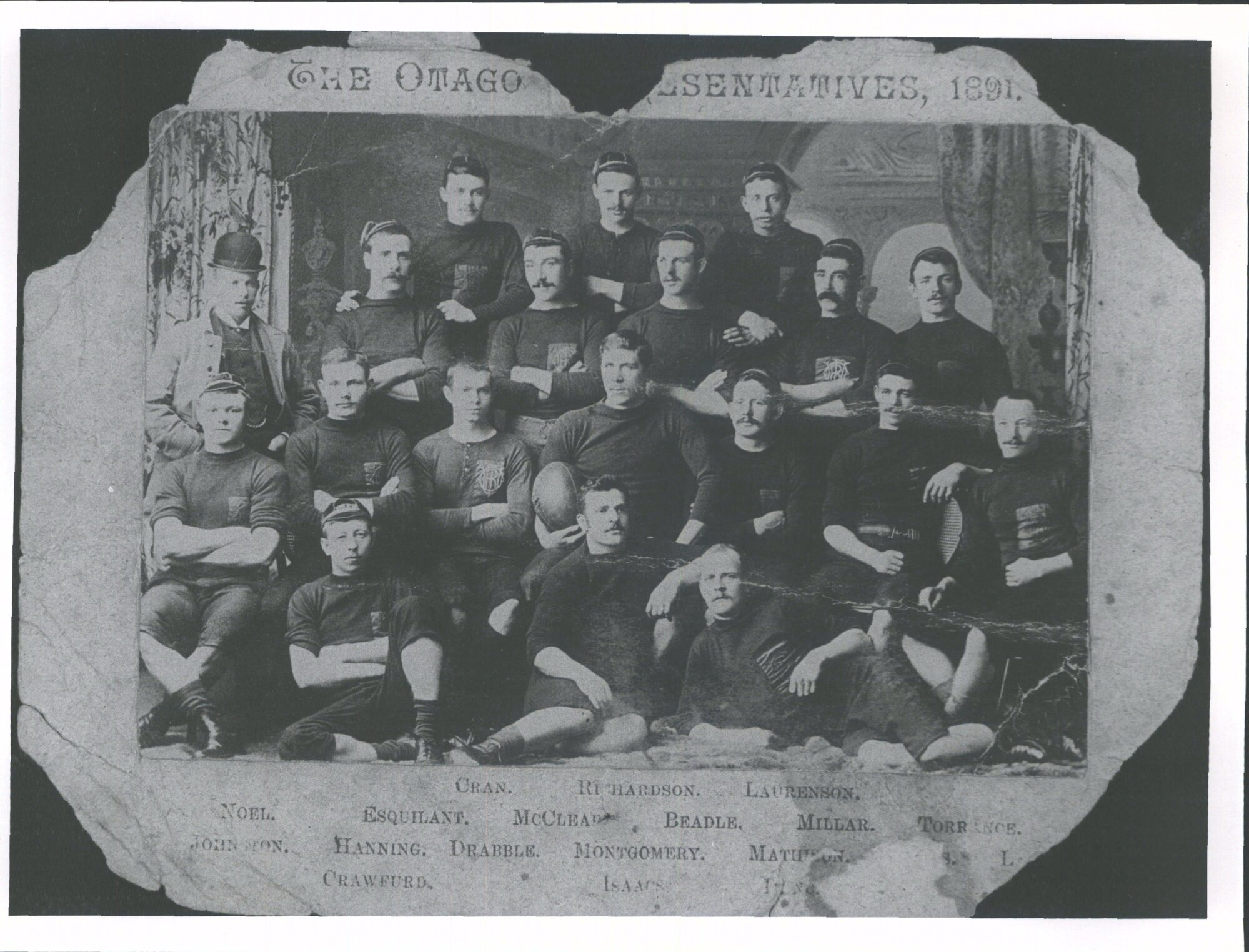 Otago Representatives:   Cran Richardson Laurenson Noel Esquilant McClea Beadle Millar Torrance Johnston Hanning Drabble Montgom