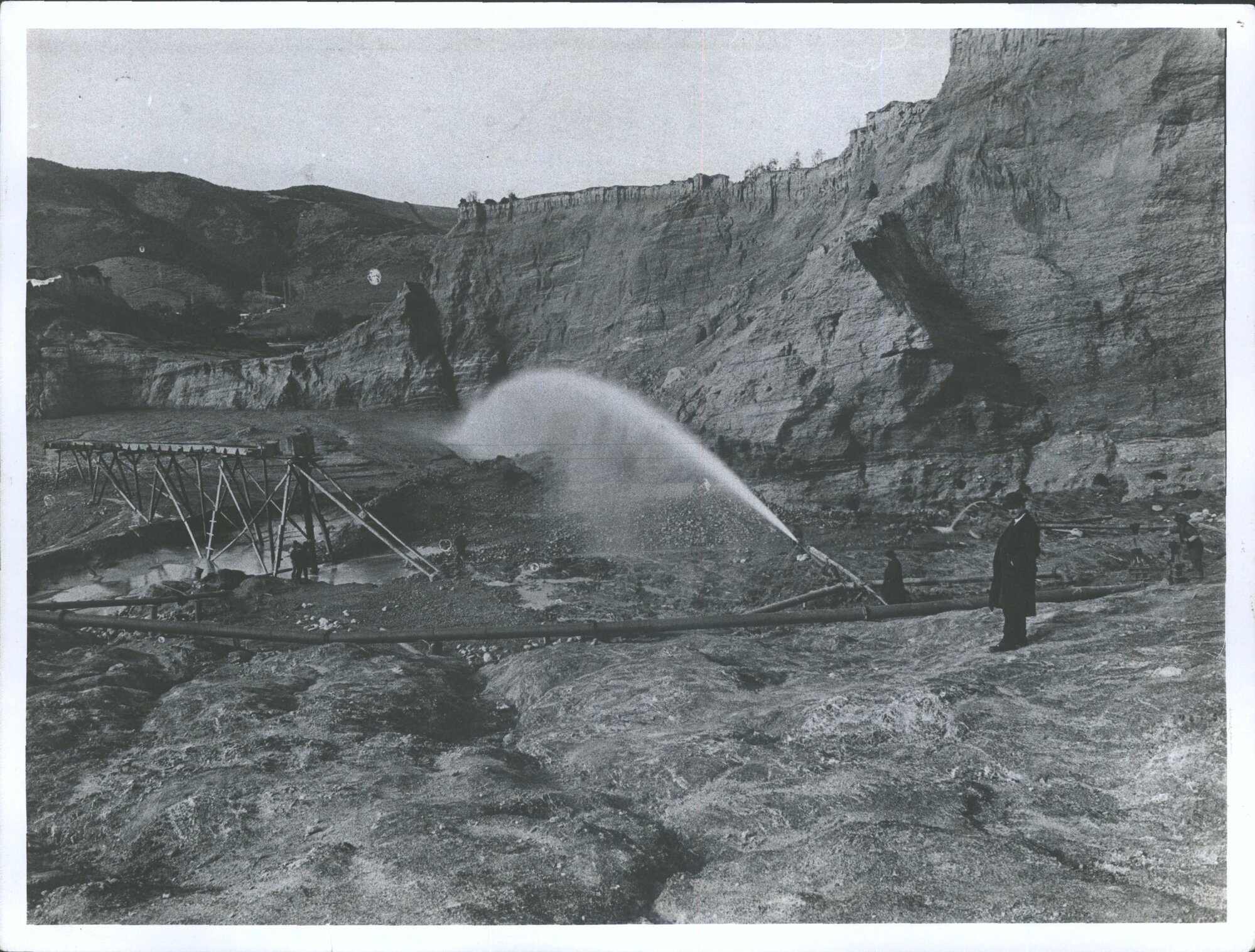 Sluicing at Gabriels Gully