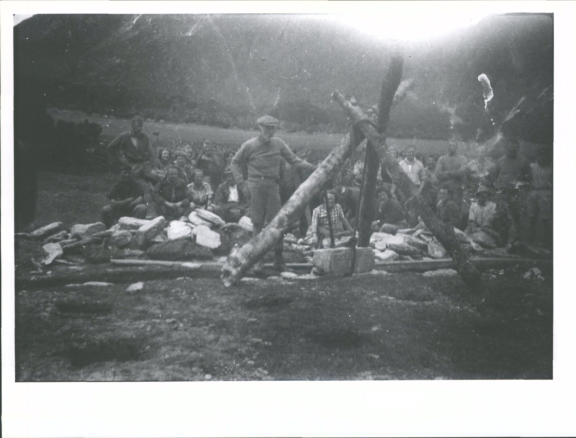 Alpine Club Hut Foundation Stone Ceremony