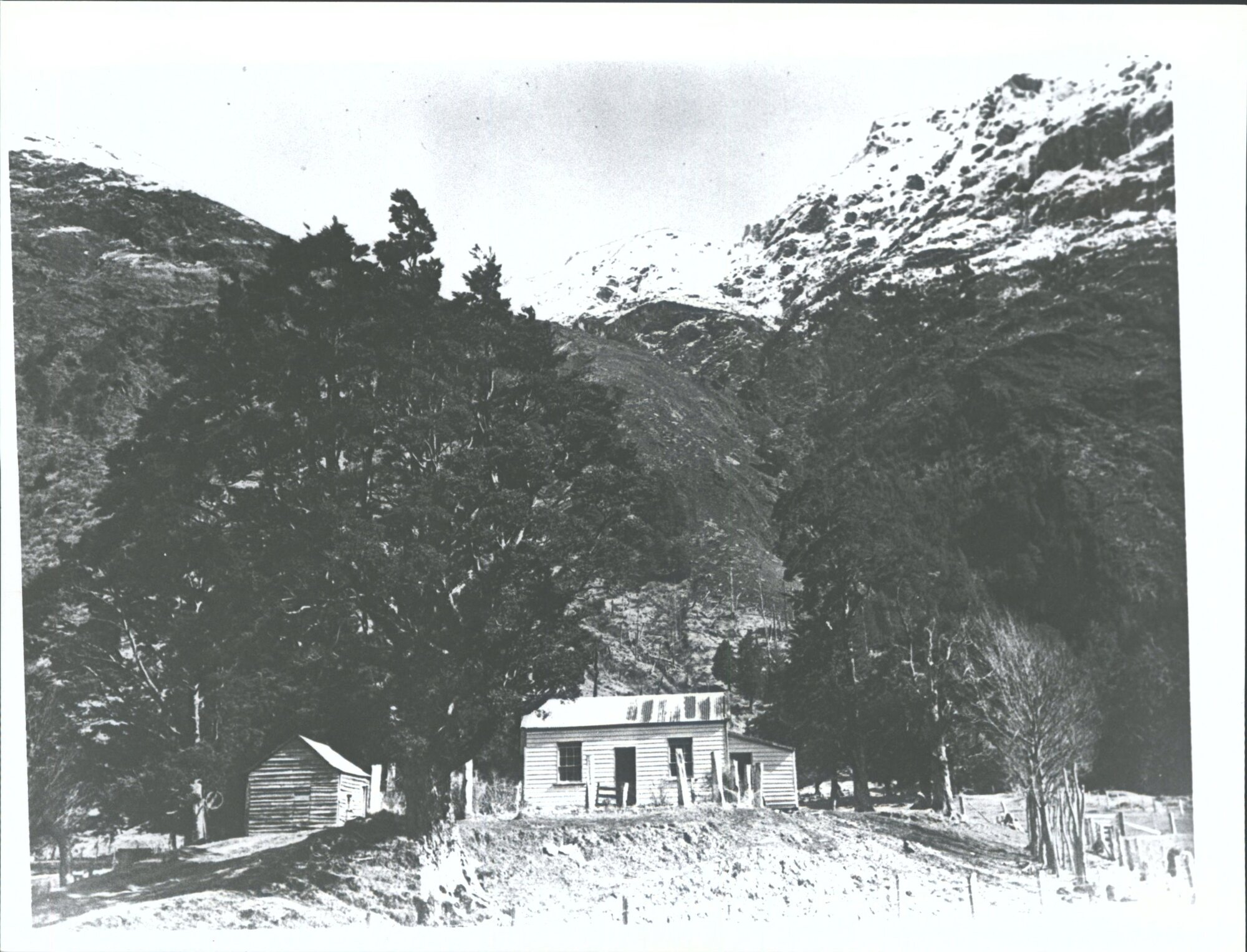 "Home of John Aspinall, Matukituki, Valley 1930"
