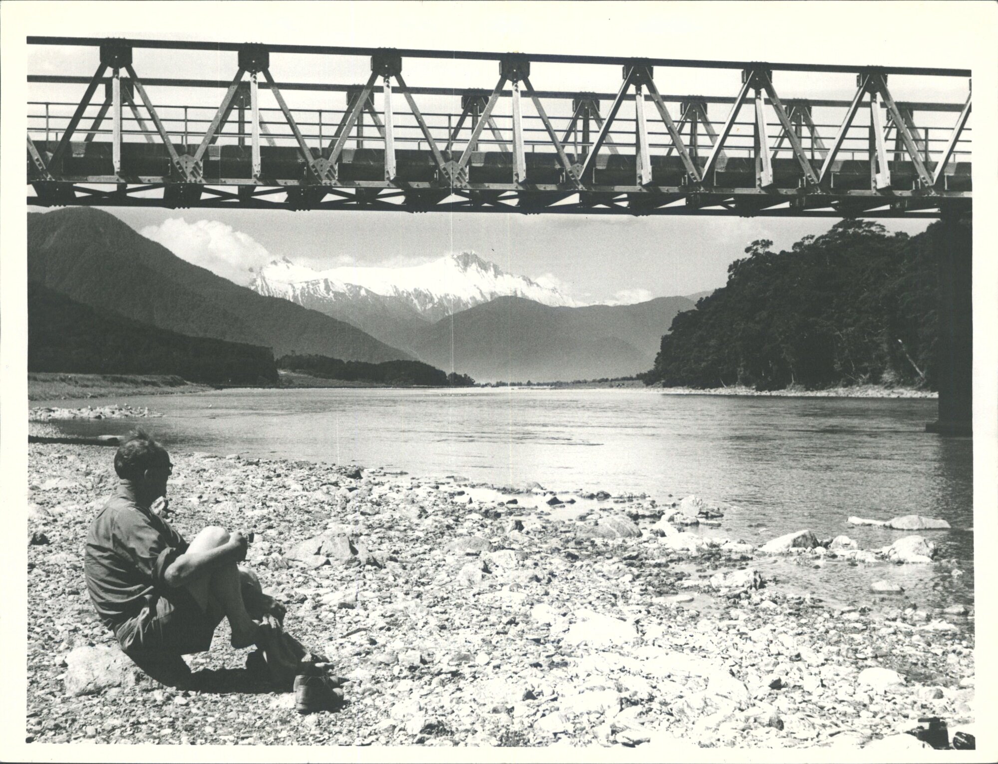 View from beneath new bridge