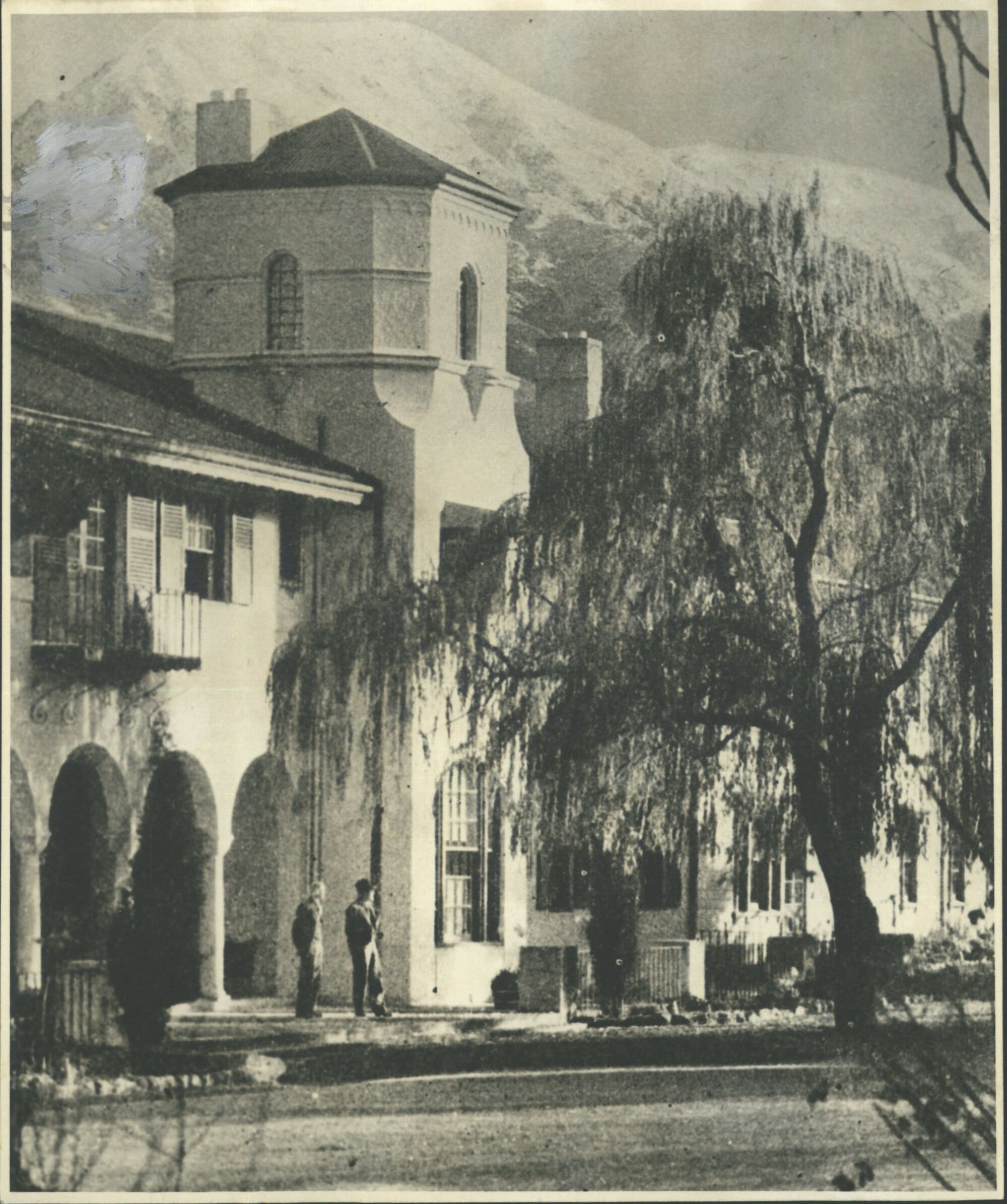 Hanmer Lodge, destroyed by fire 4/7/58