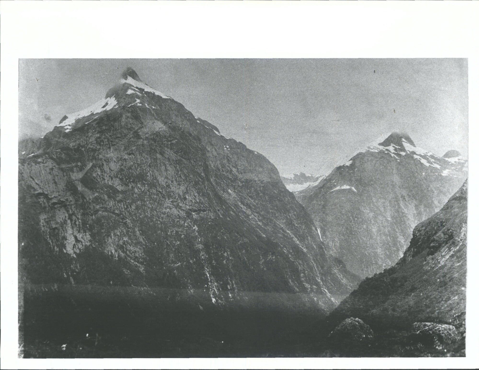 Top leap of Sutherland Falls