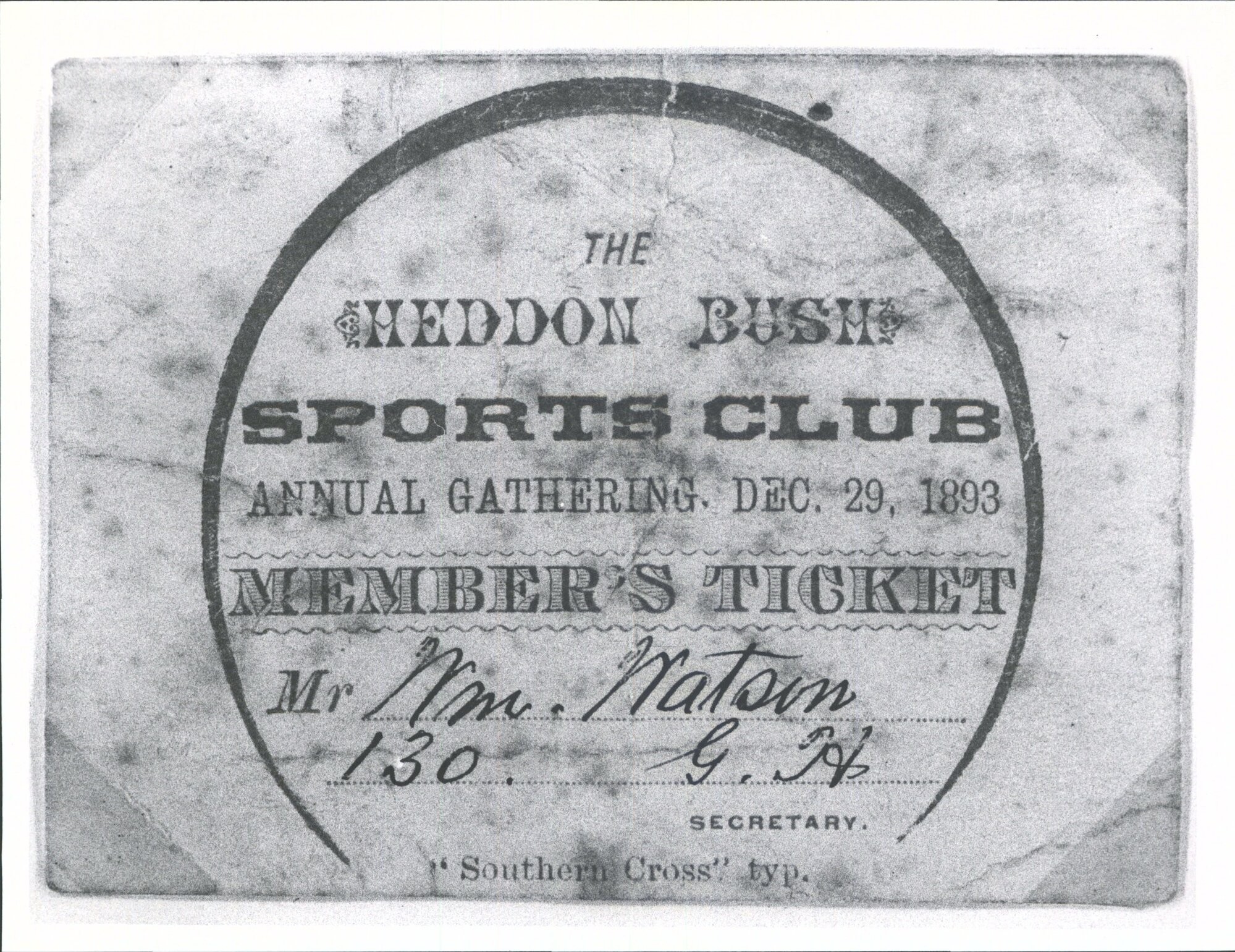 Members ticket