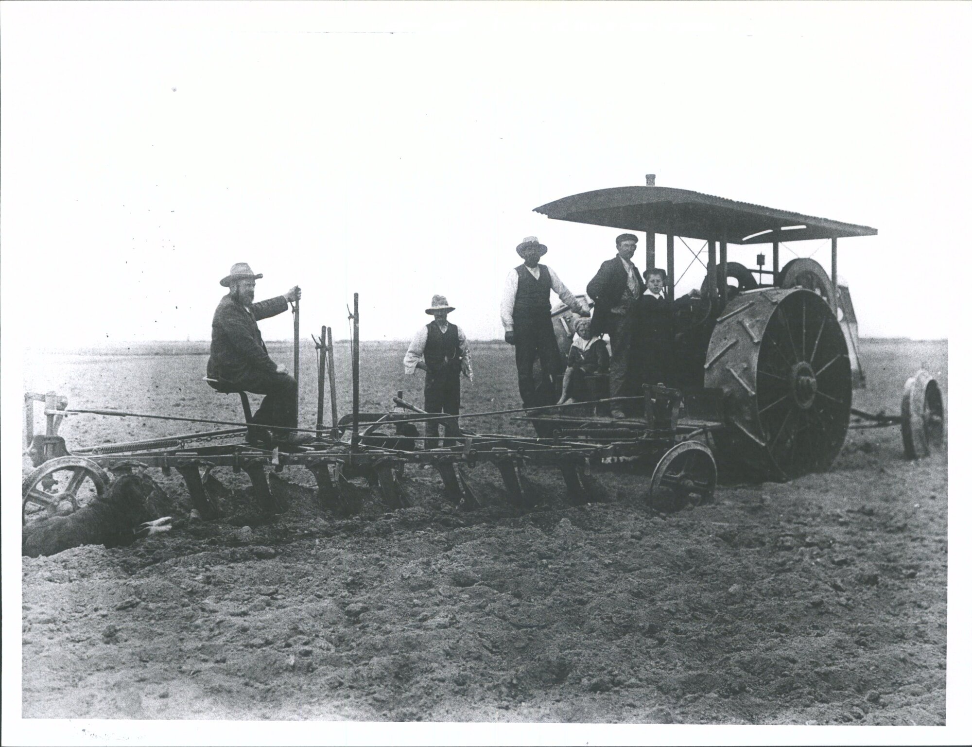 "Mayfield"  First tractor at "Mayfield"