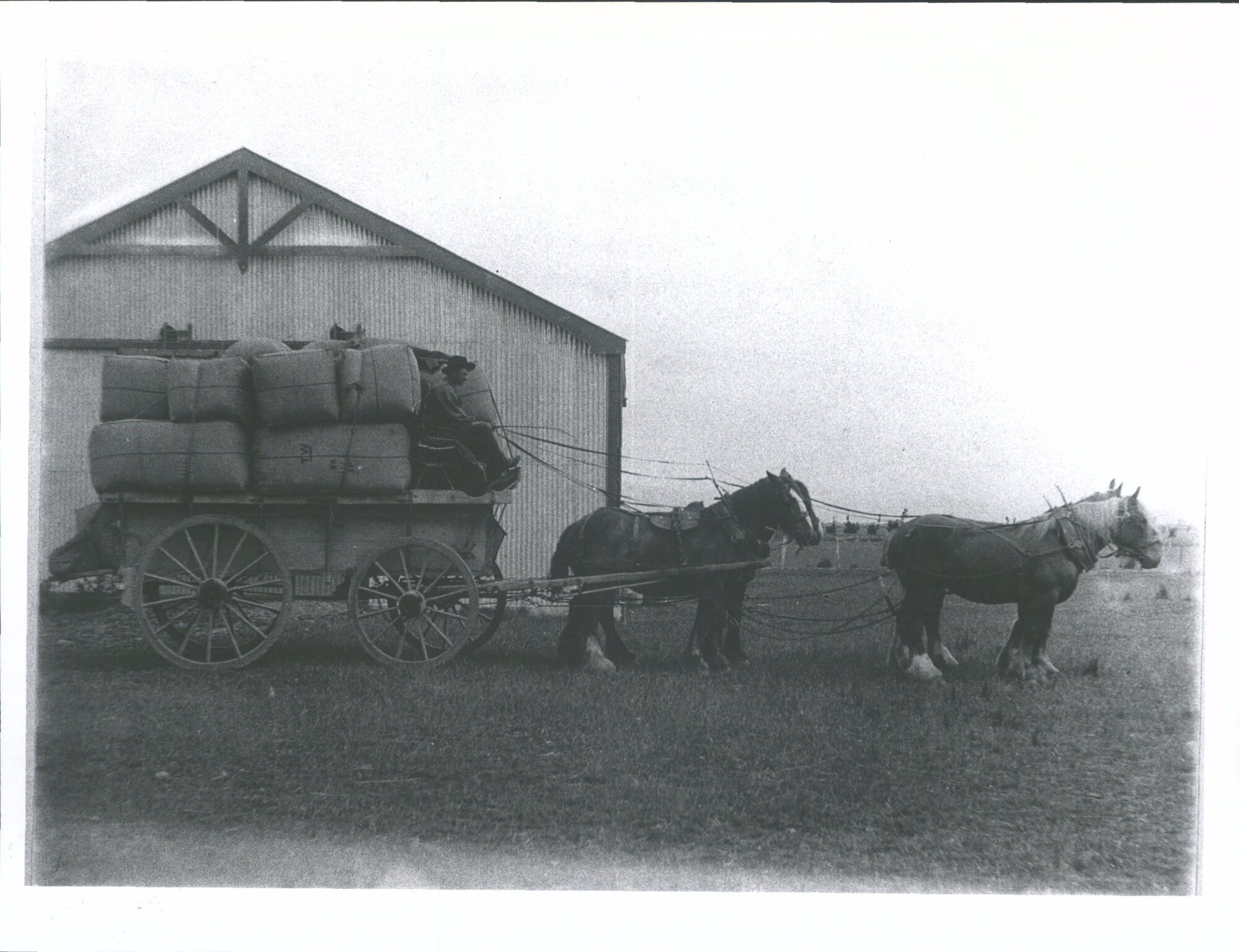 Mayfield - Outside stable "Leaving for the Railway Station"