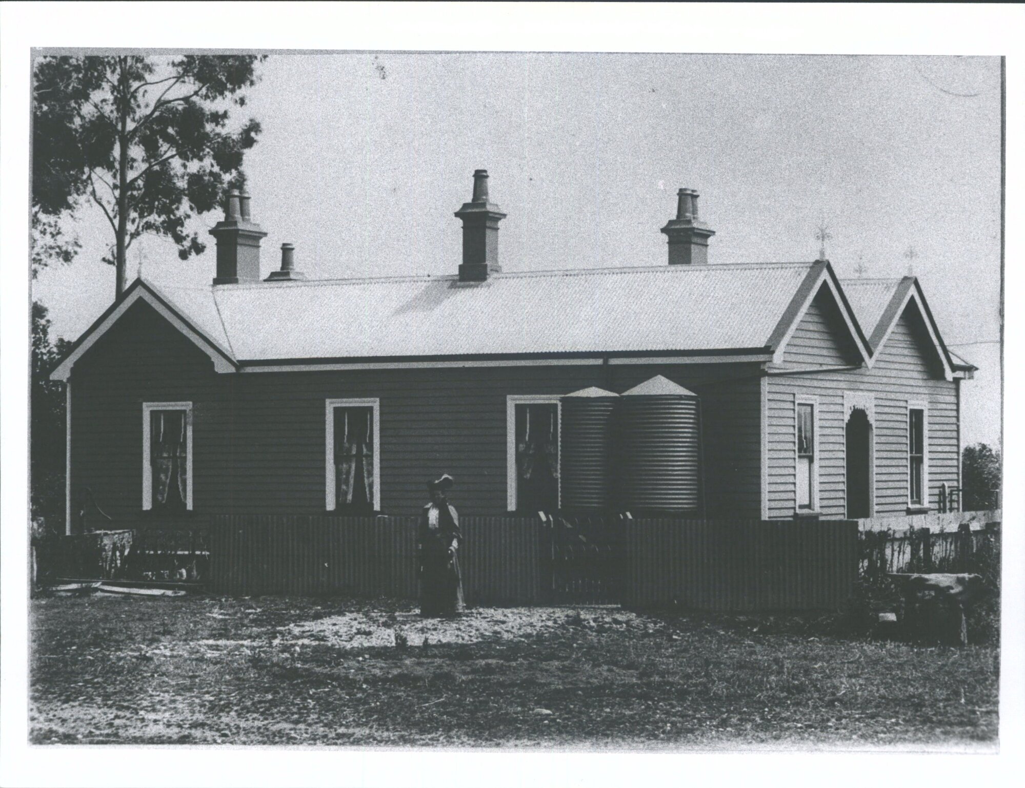 Back of James &amp; Helen Watson's house, "Meadow Bank"