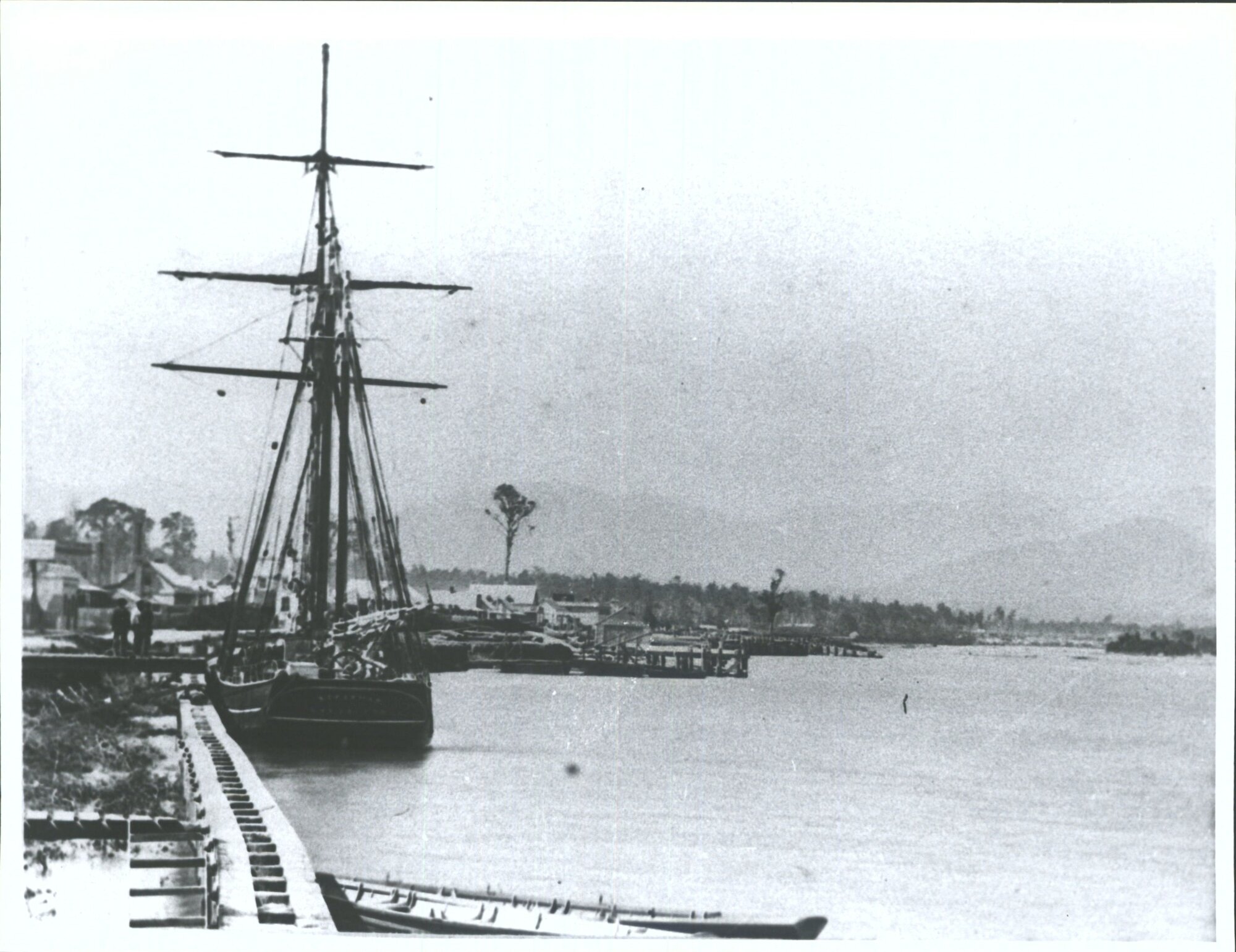 Hokitika Wharf from the Town