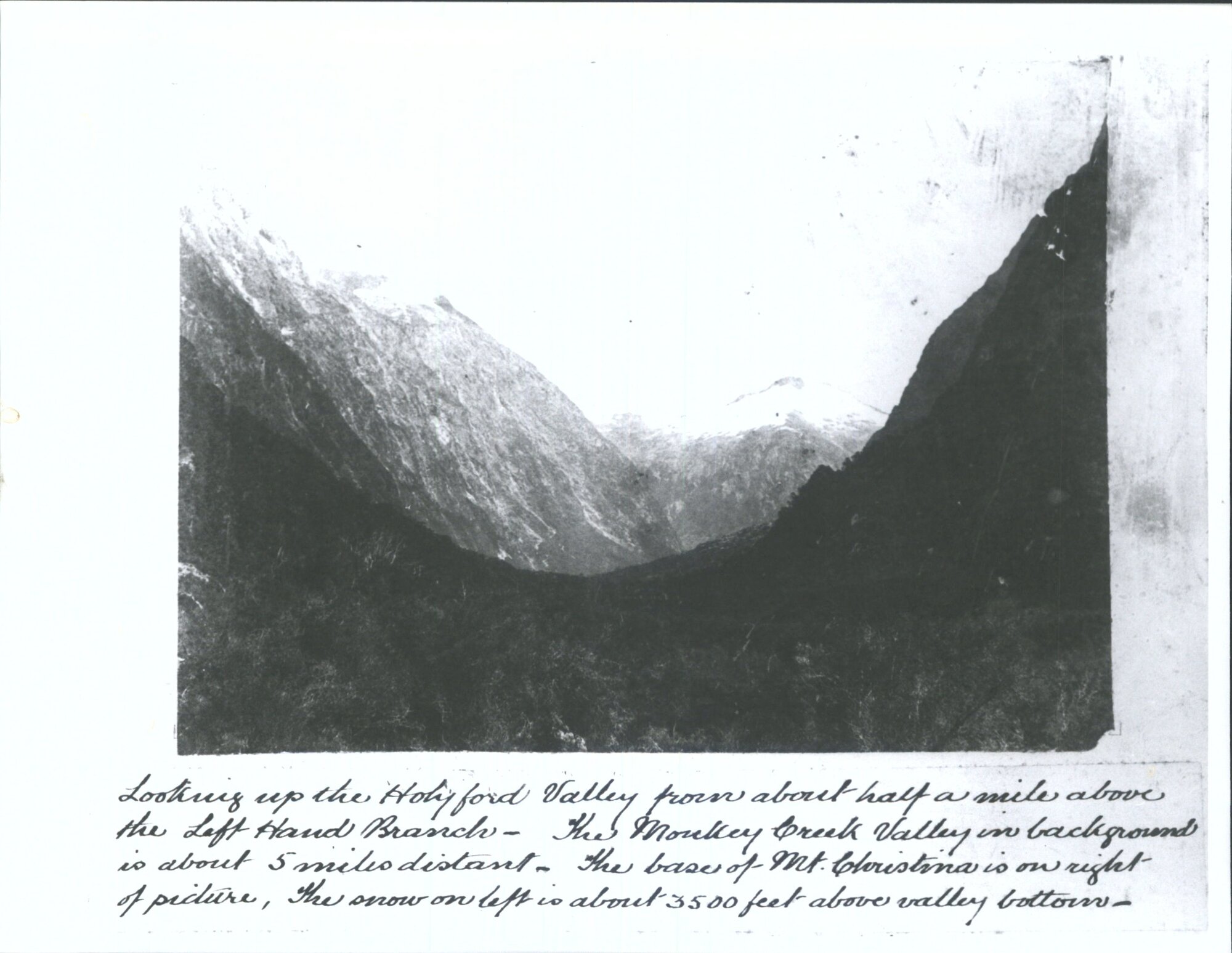 no. 6 "On line of proposed road from  L Wakatipu to Milford Sound"