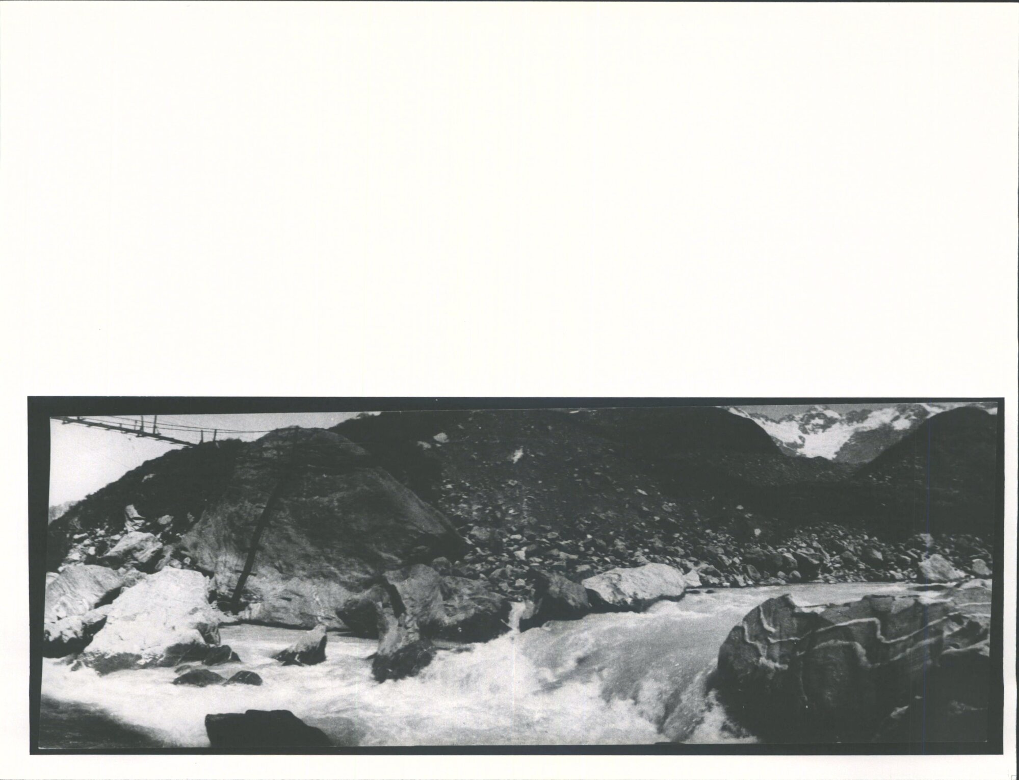 River &amp; Valley from under the Suspension bridge