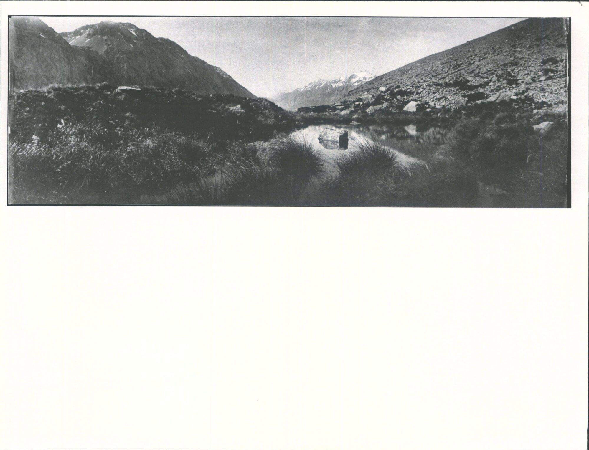 Mt Sealey, From near Hooker Hut looking towards Mt Sealey