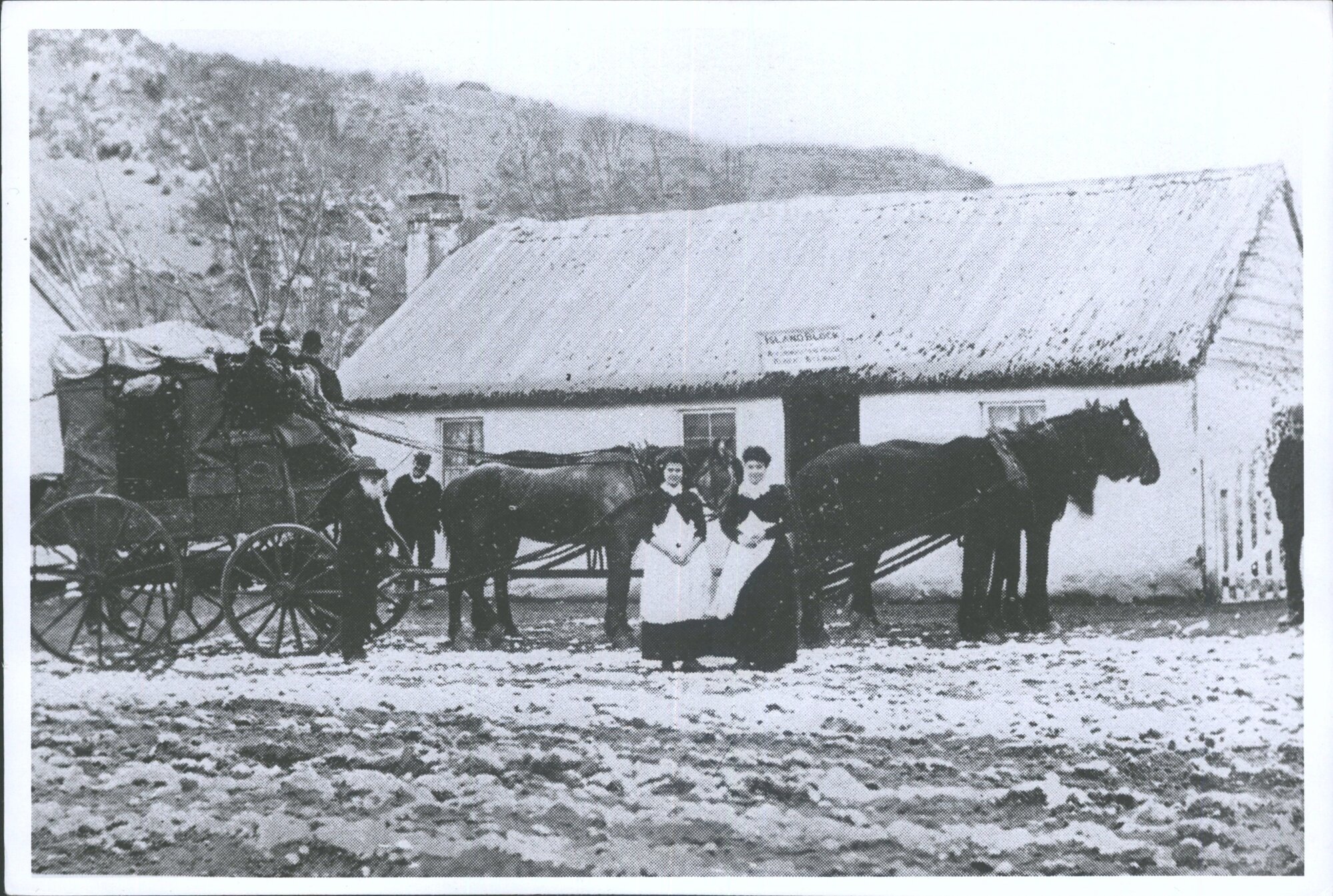 Craig &amp; Co. Taken at Island Block Millers Flat Misses Stewart In foreground,