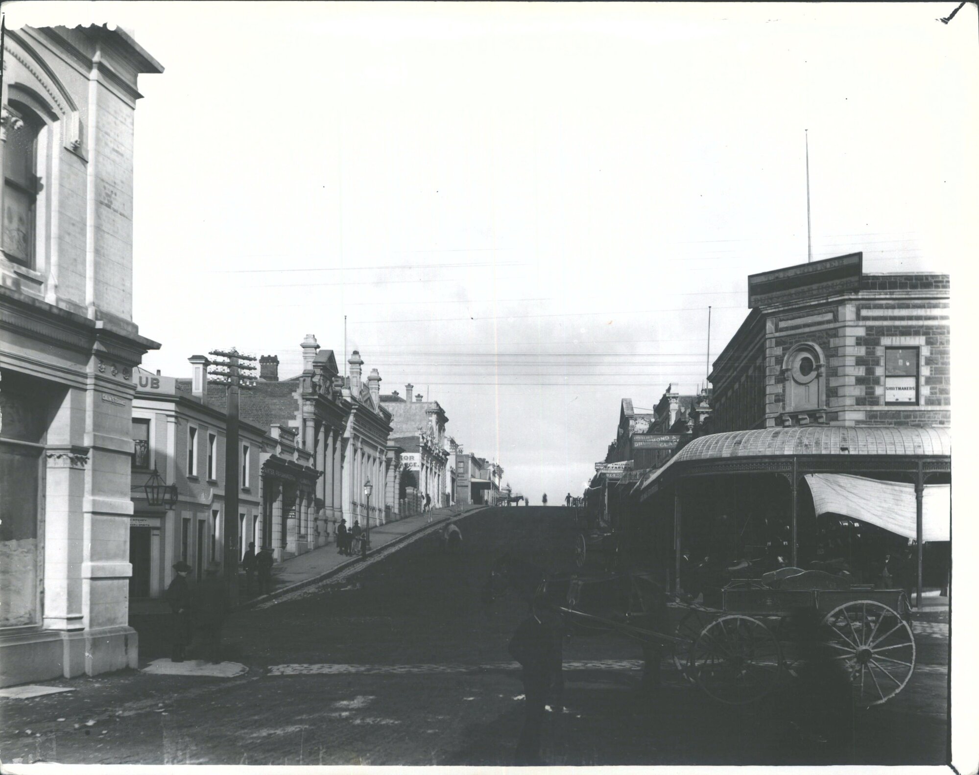 Timaru - Cains Terrace 1880's