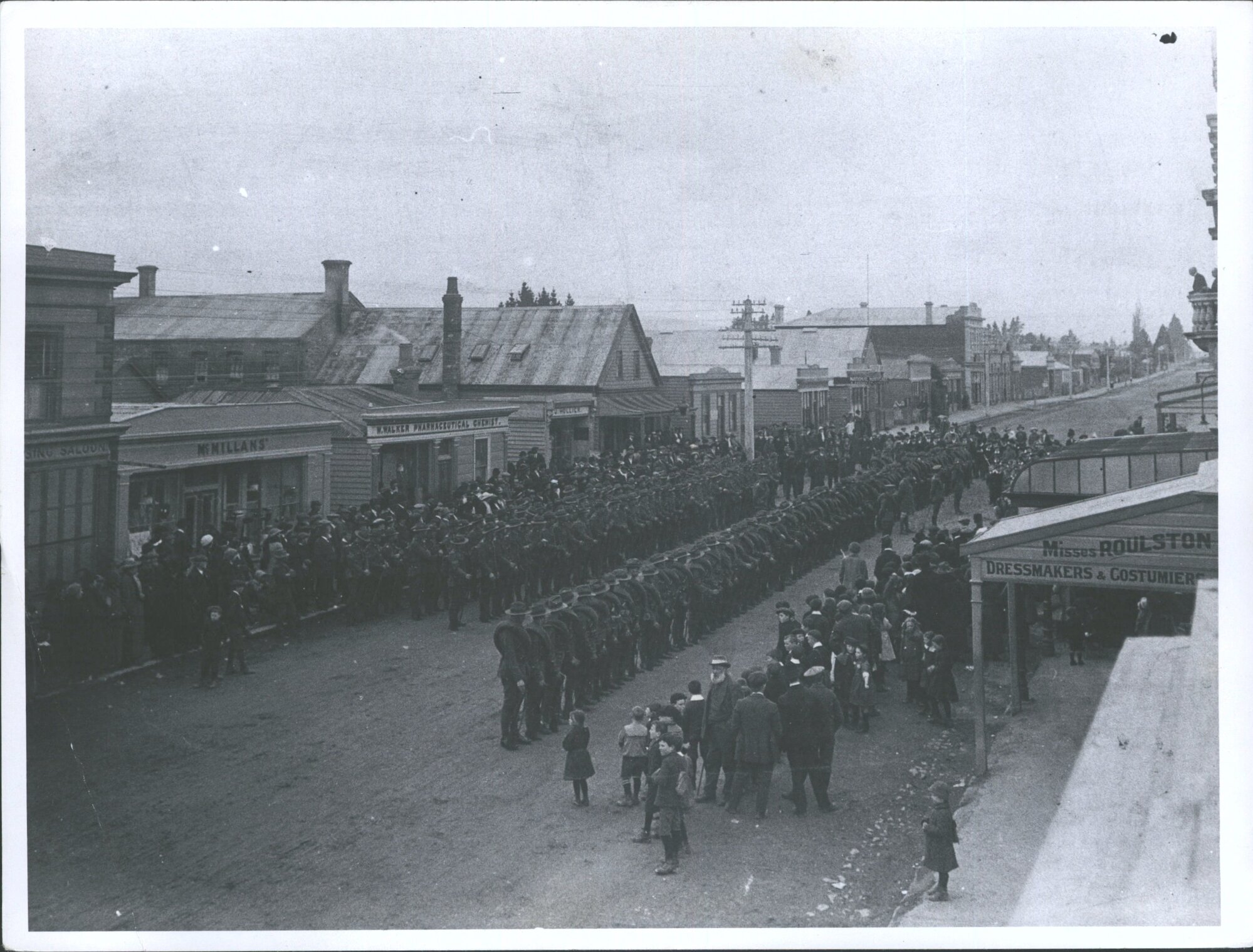 Troops training for Boer war