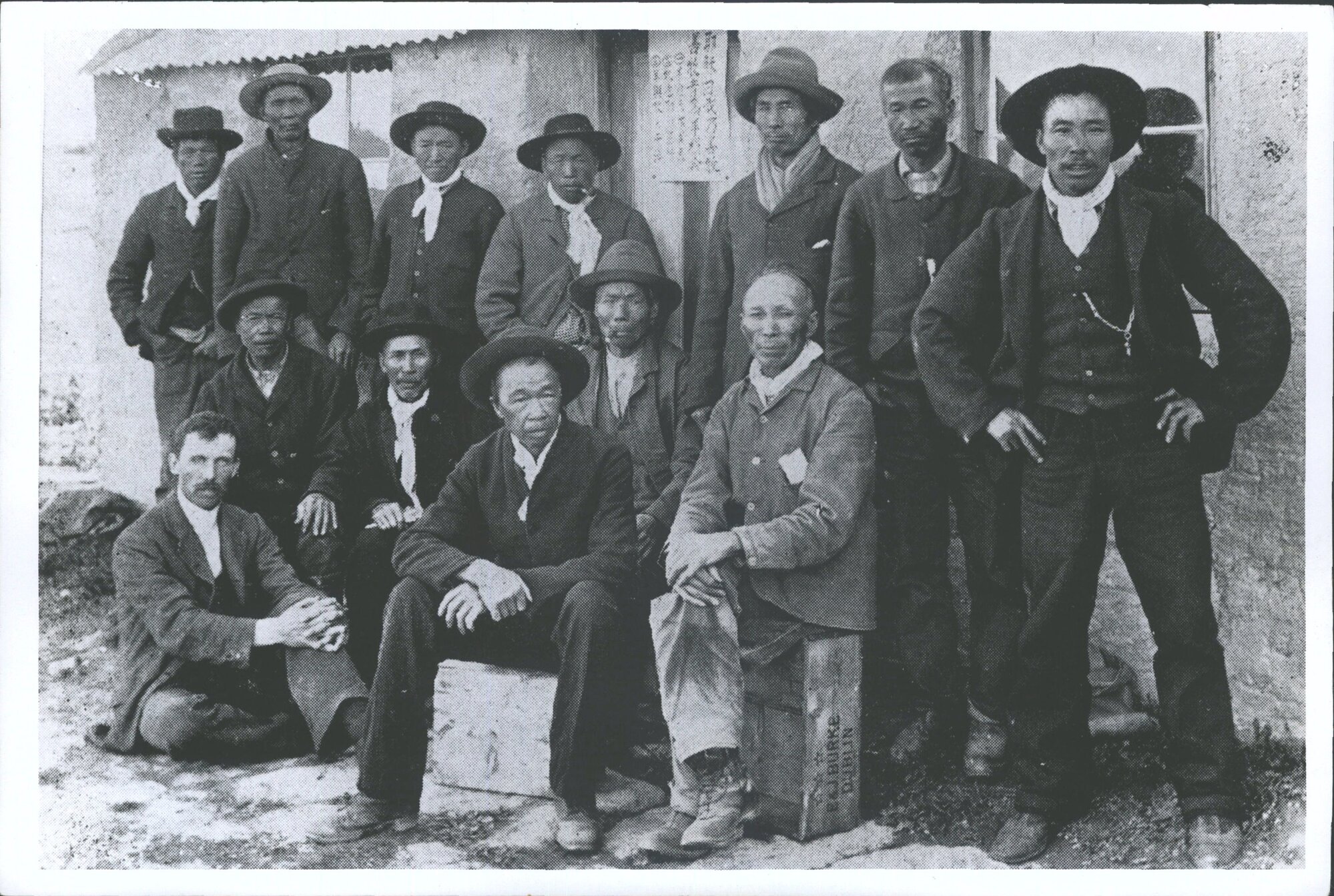 Mr Wm. Mawson in Mr Don's Chinese congregation at Ida Valley 1902.