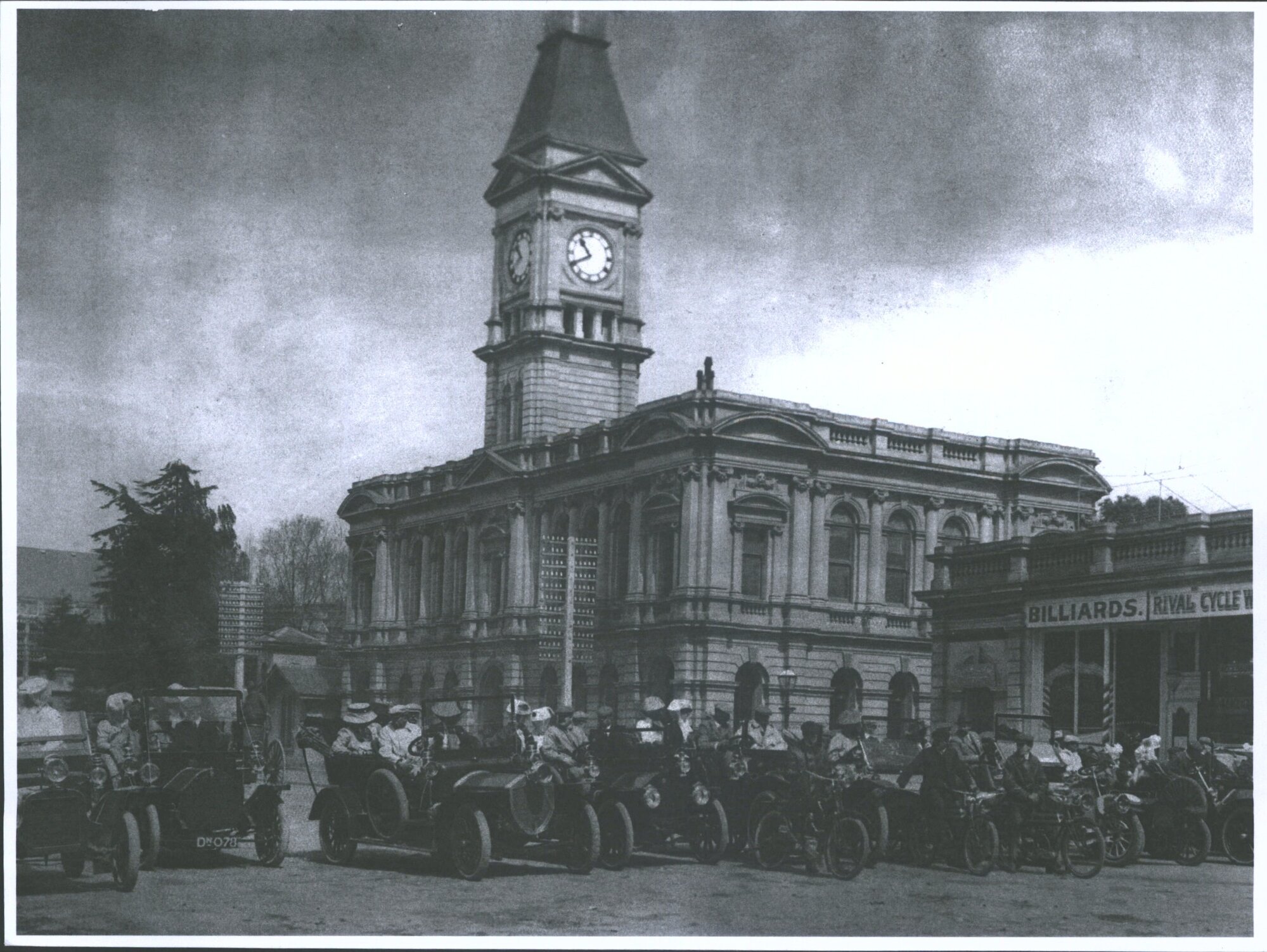 Start of run made by the North Otago Motor Association between 1909 &amp; 1913
