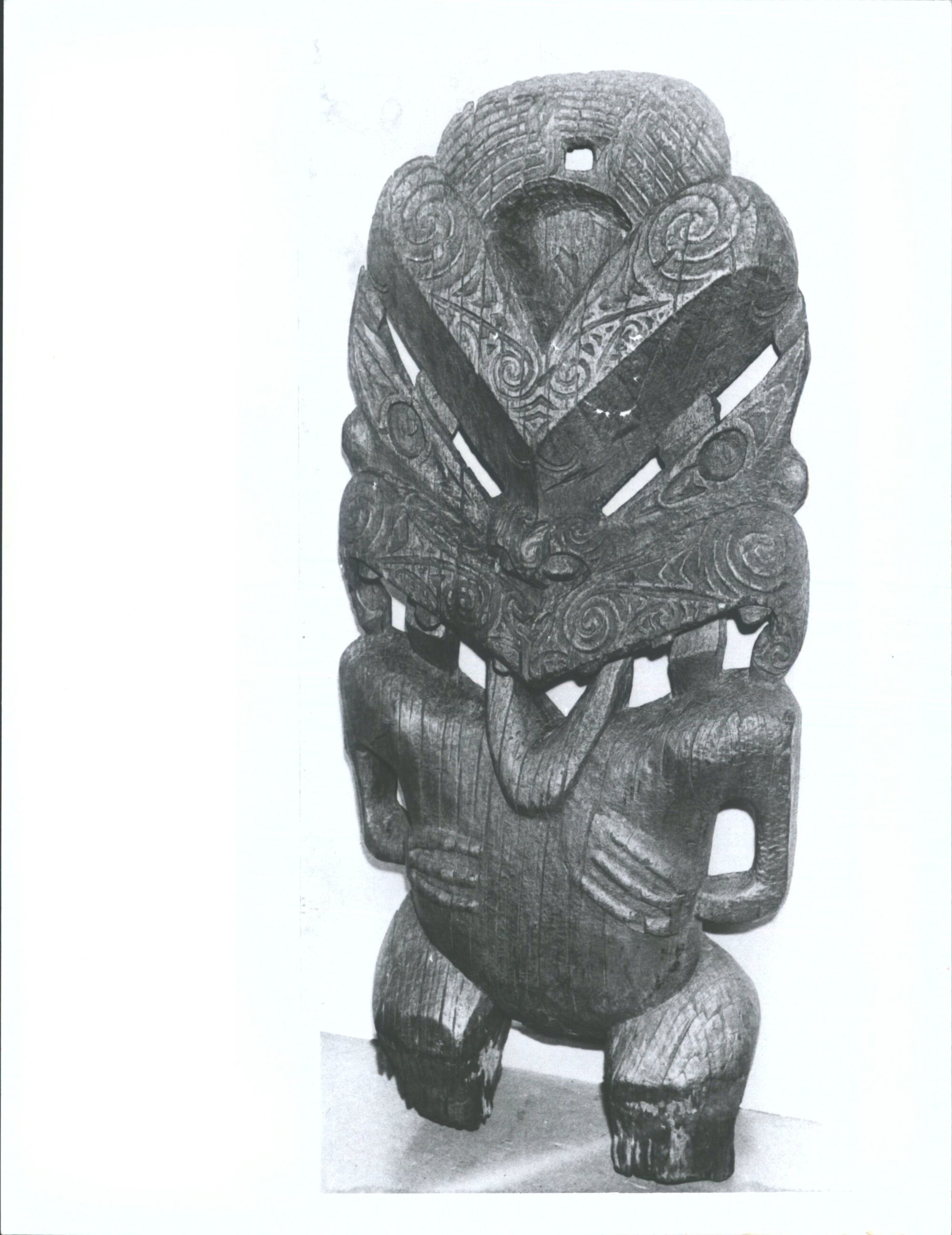"A notable Maori Carving at Otago Museum"