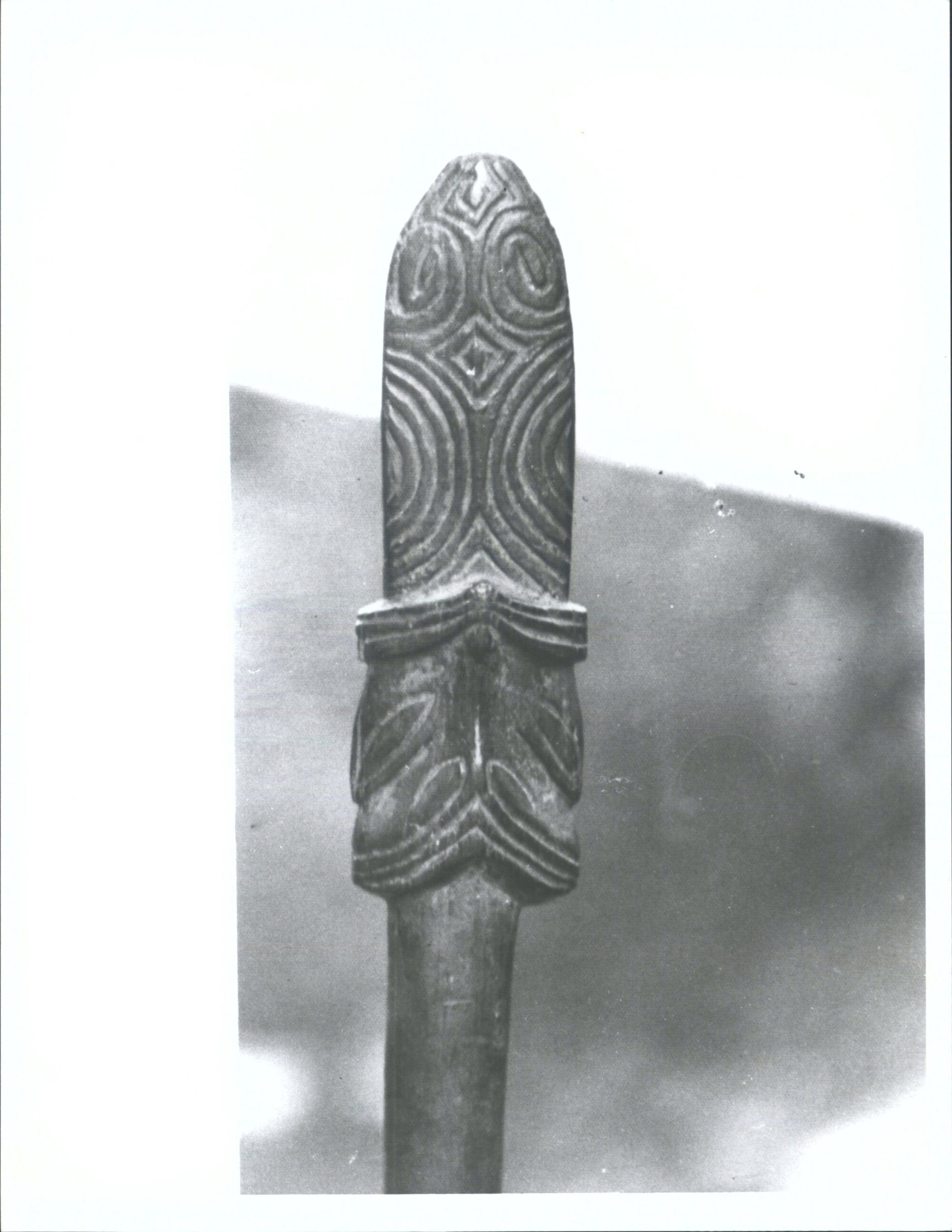 Taiaha found at Martins Bay