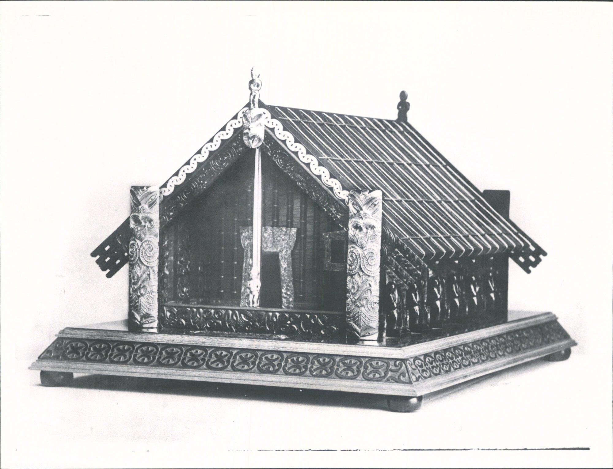 Model of meeting house]
