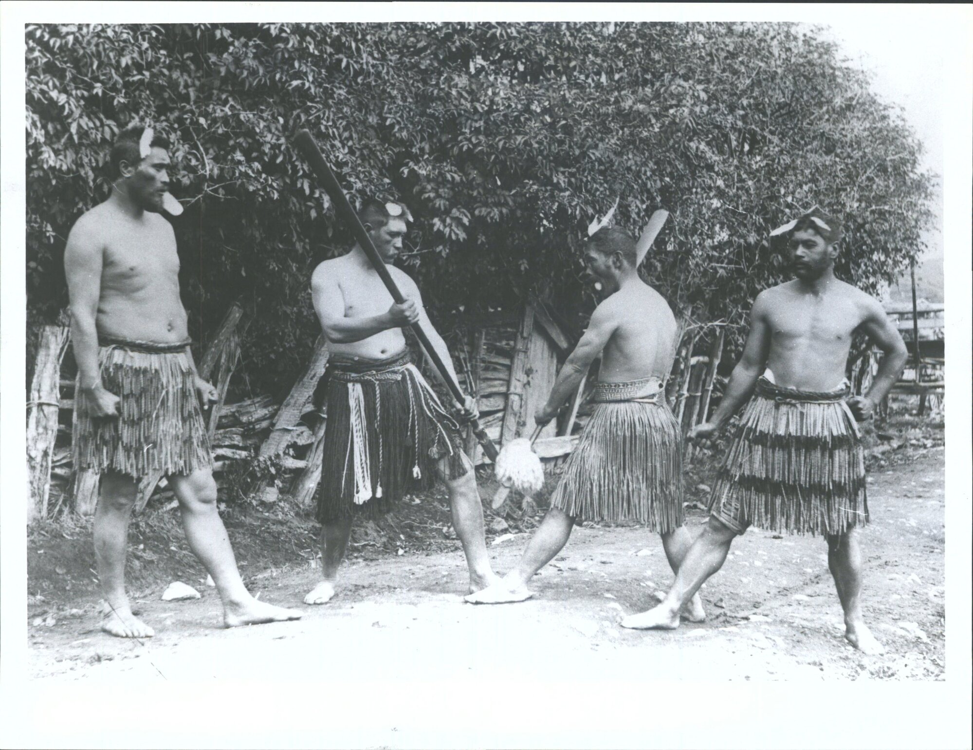 Maori Combat - Principal and Second ready to start