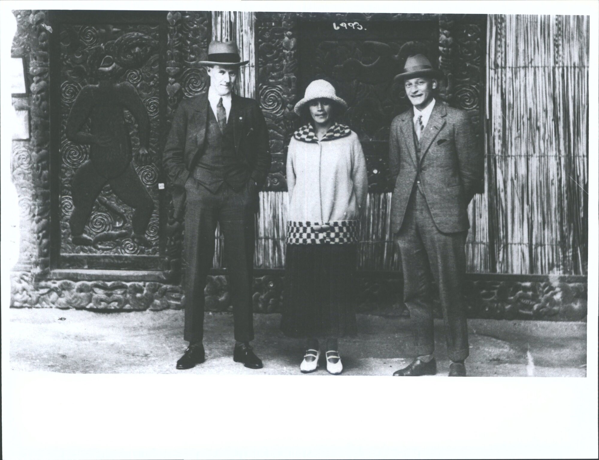 Guide Rangi with Dave Faigan and Colin  Nicholson