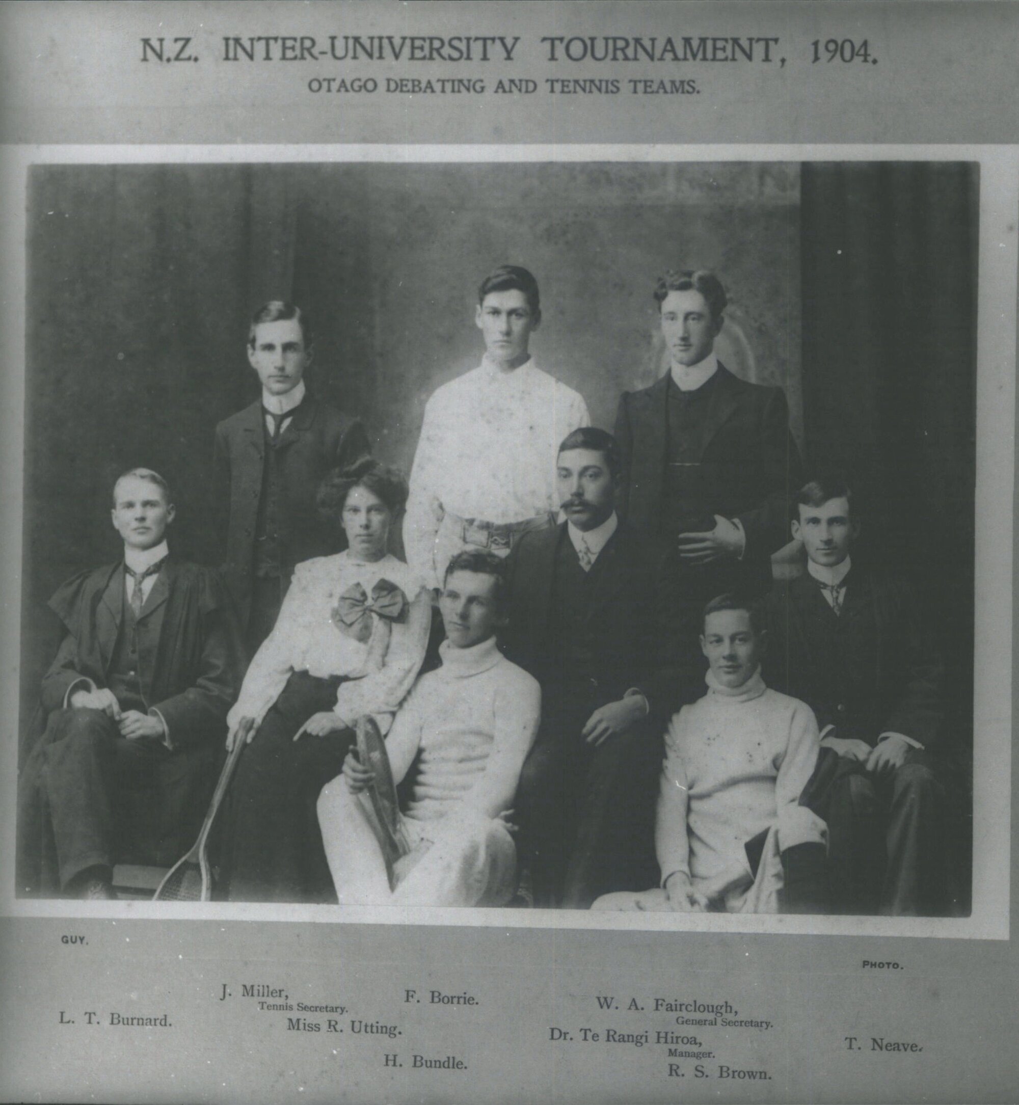 Hiroa, Dr Te Rangi (1904)