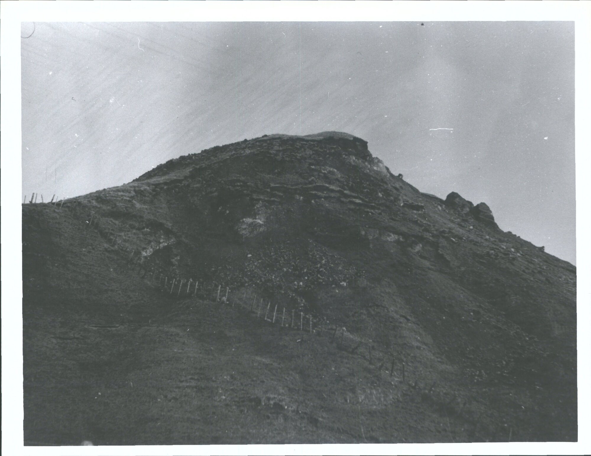 "Illustrating greatest  effect on land as apart from buildings"