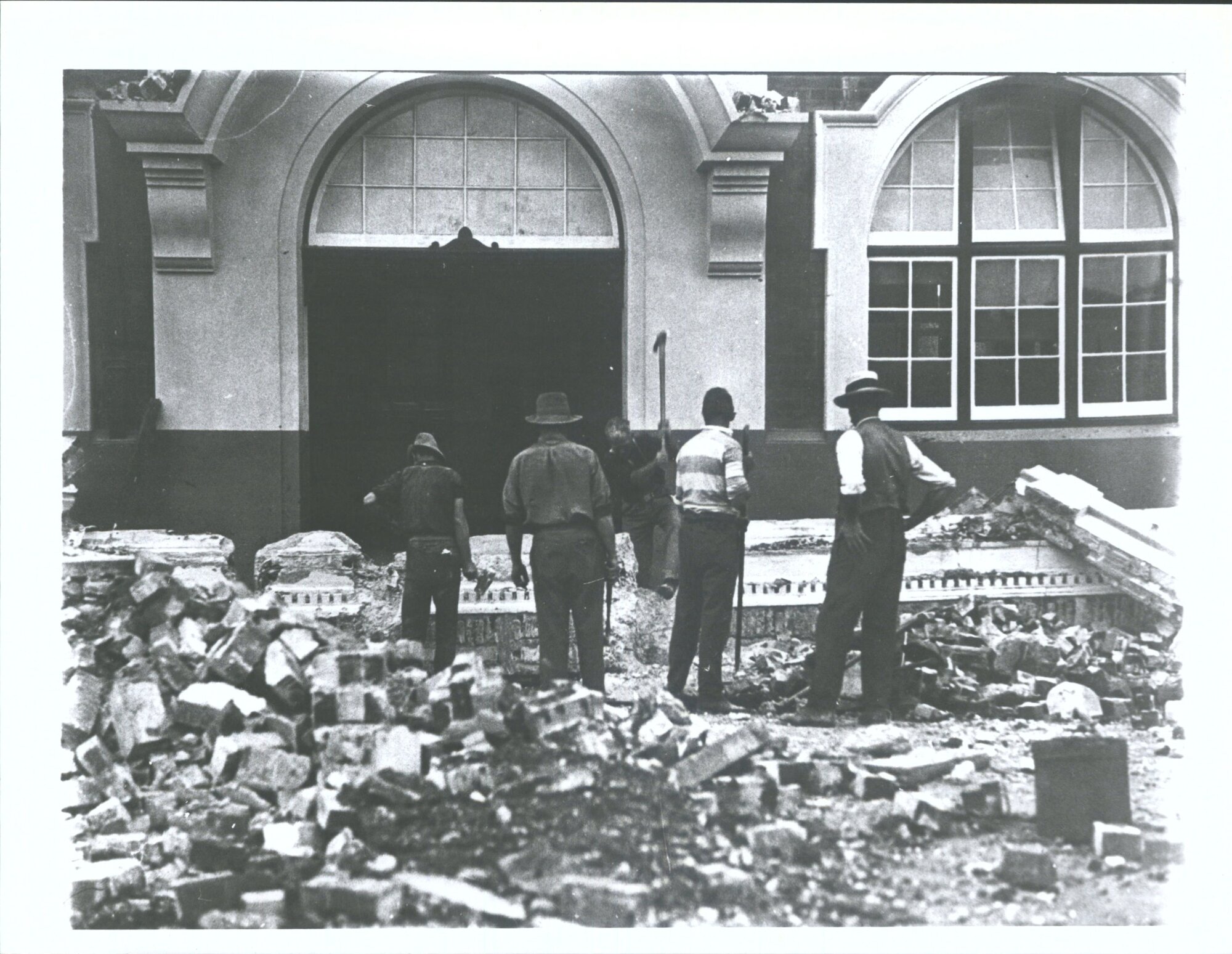 Hasting Post Office where two women were crushed by falling cornice