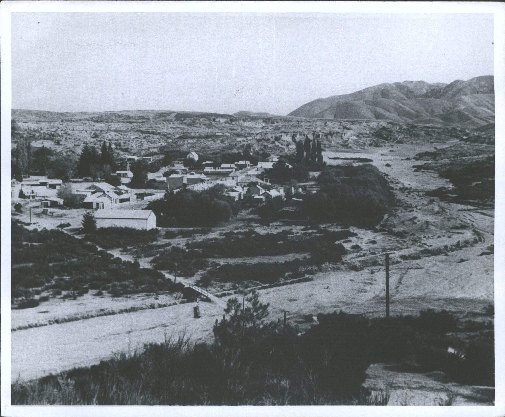 and the Kyeburn Creek, Showing old workings in the background